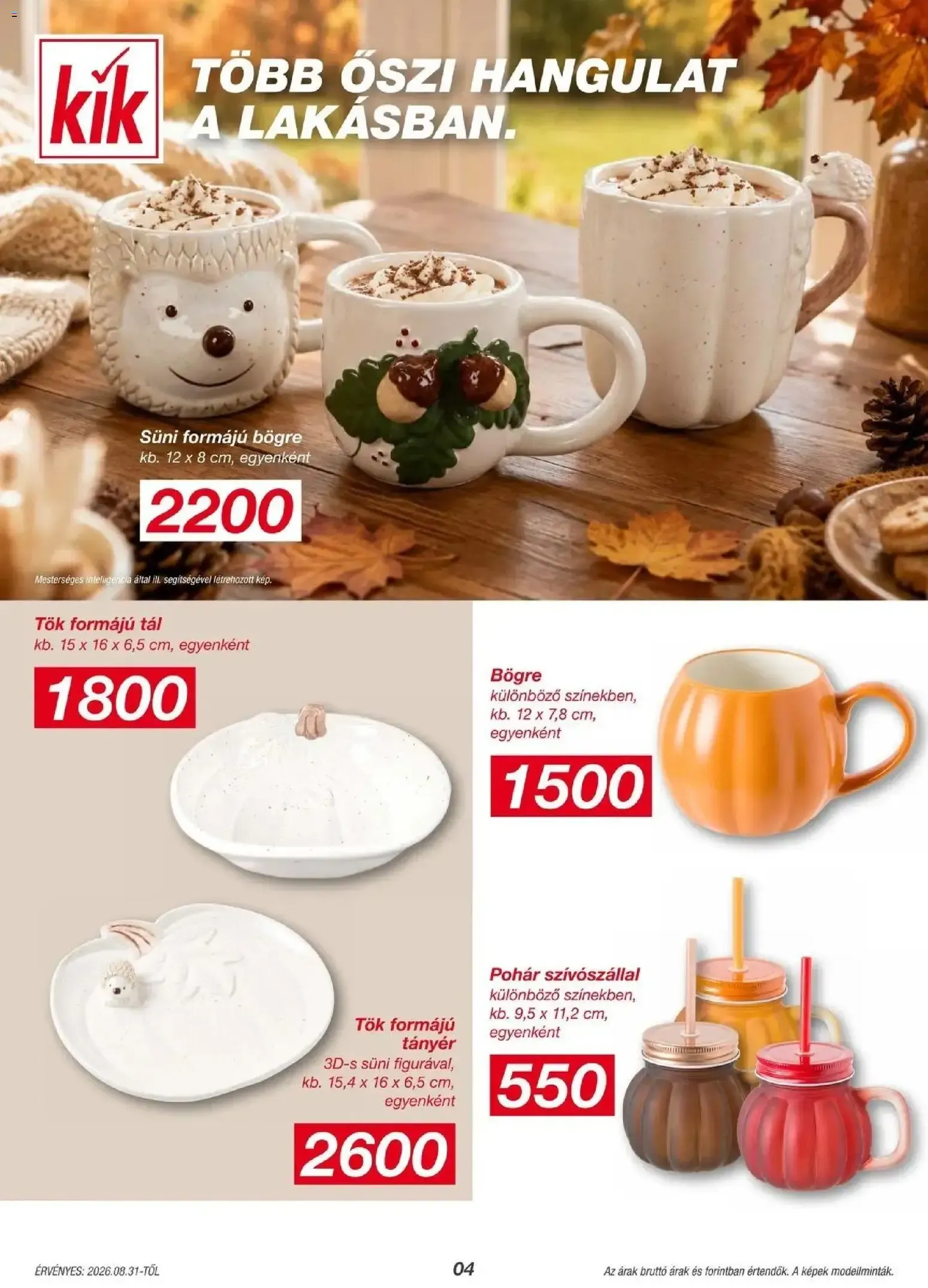 Katalógus TÖBBET AZ ŐSZRE ÉS A KÜLÖNLEGES PILLANATOKRA. augusztus 31.-tól szeptember 6.-ig 2026. - Oldal 4