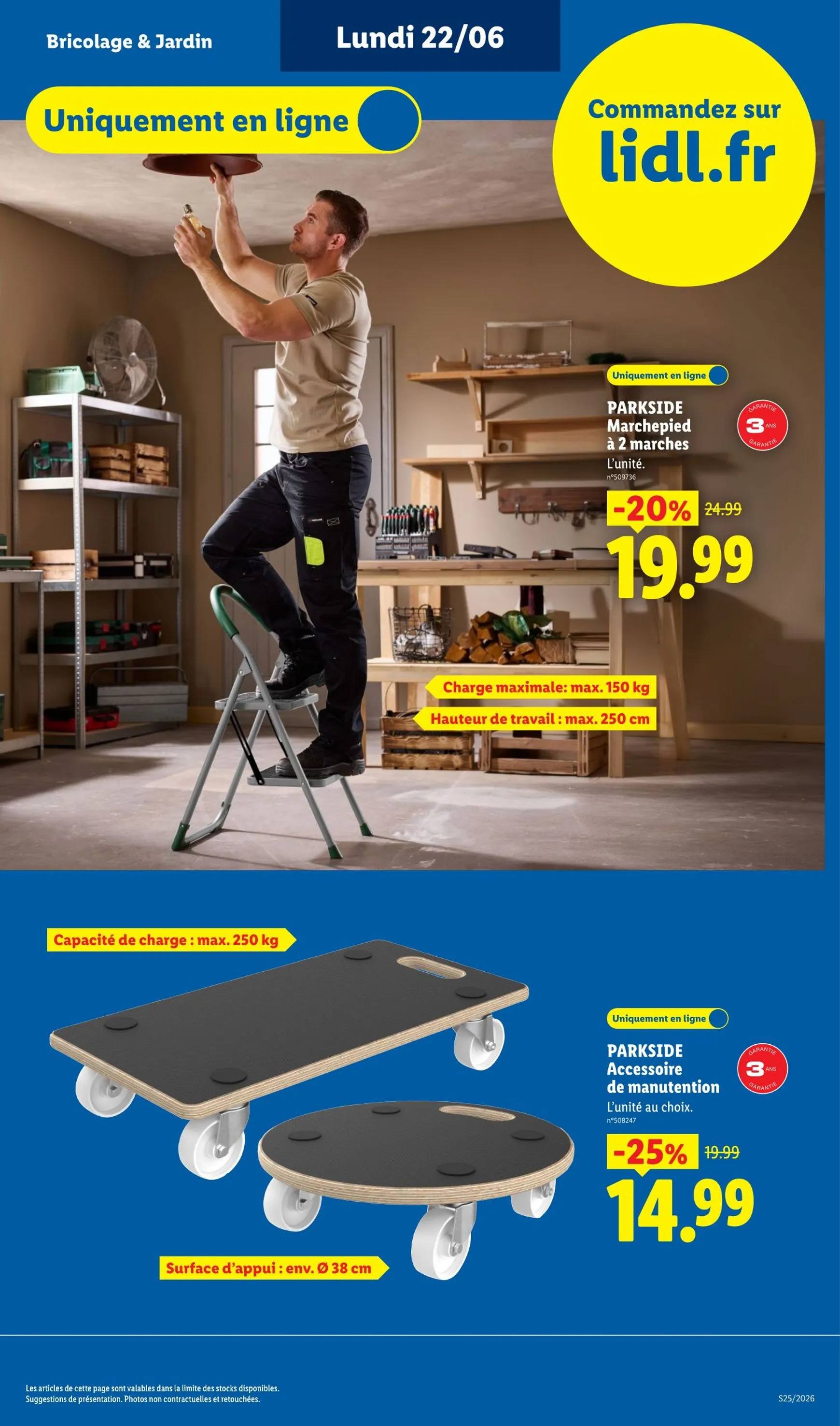 Current Lidl - Exclus Web leaflet valid from du lundi 22/06/2026 to de jeudi 25/06/2026 du 22 juin au 25 juin 2026 - Catalogue page 5