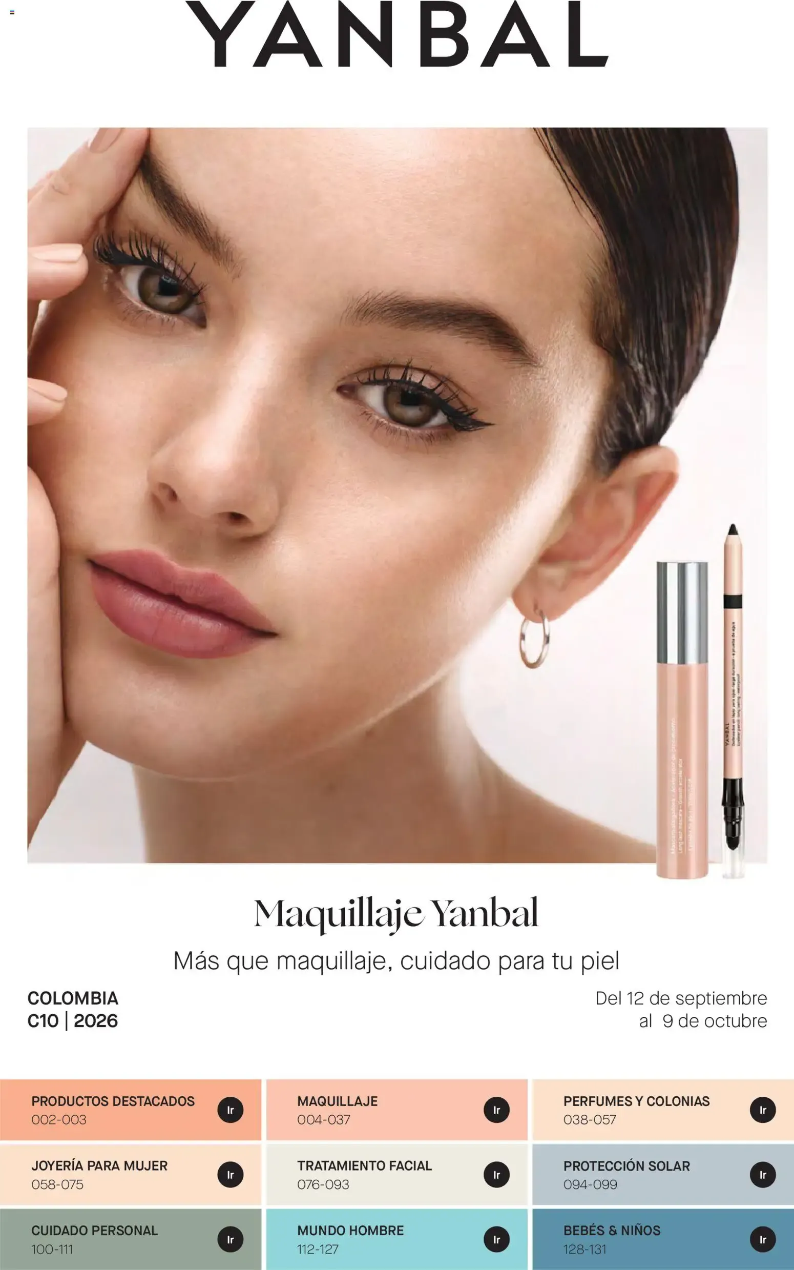 Catalogo de Yanbal - Maquillaje y Cuidado para tu Piel 12 de septiembre al 9 de octubre 2026 - Pag 1