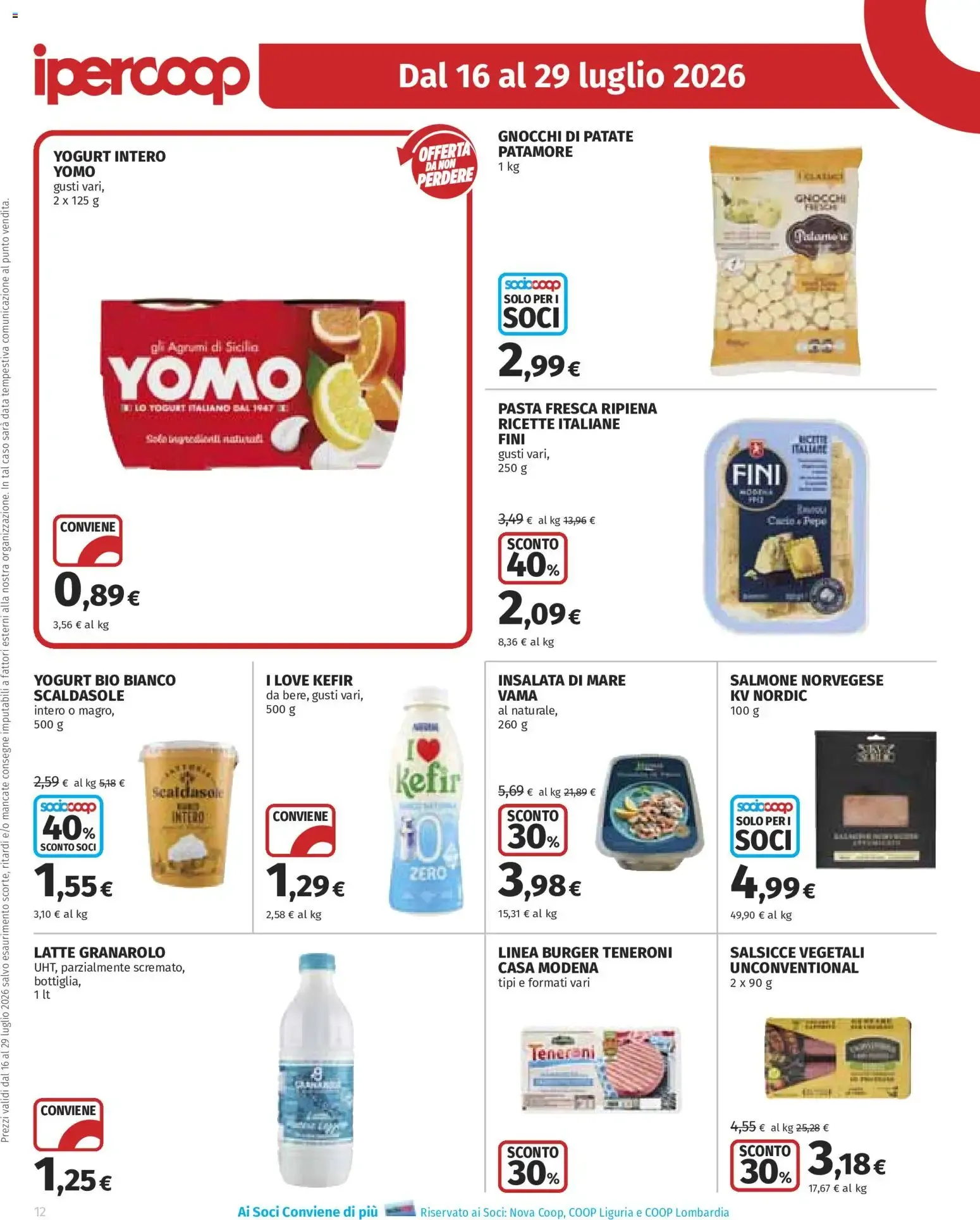 Anteprima volantino Ipercoop dal 16/07/2026 - nuovo offerte da 16 luglio a 29 luglio di 2026 - Pagina del volantino 12