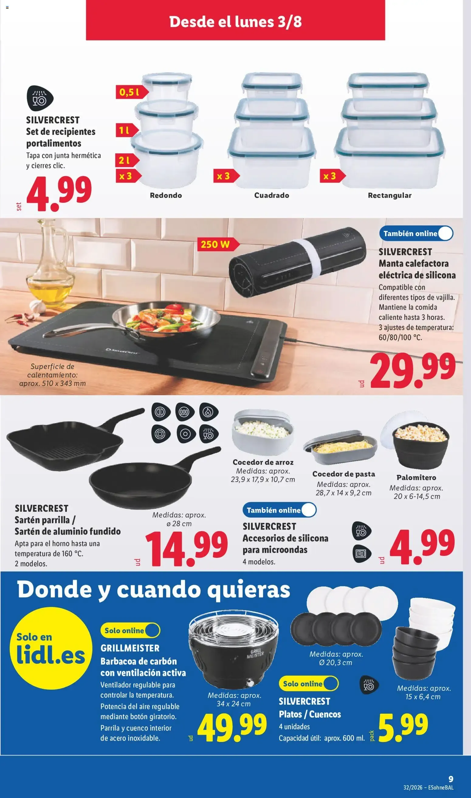 Catálogo de Lidl folleto de bazar del 03/08/2026 | Ofertas 3 de agosto al 9 de agosto 2026 - Página 19