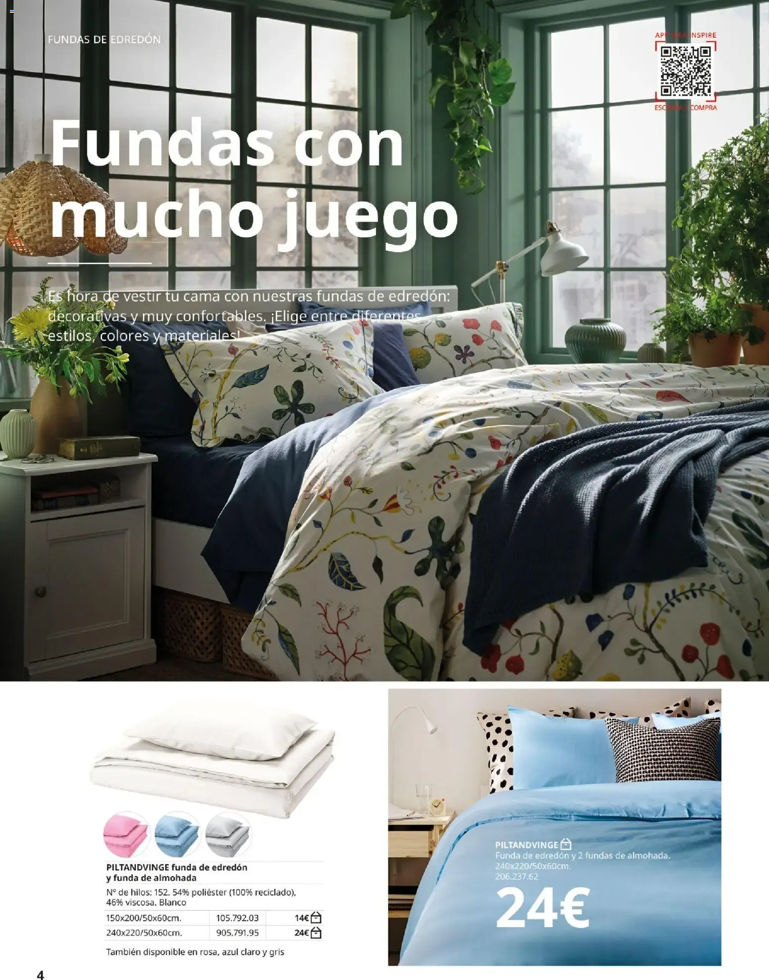 Catálogo de IKEA - Guía de Compra Ropa de cama 1 de septiembre al 31 de enero 2027 - Página 4