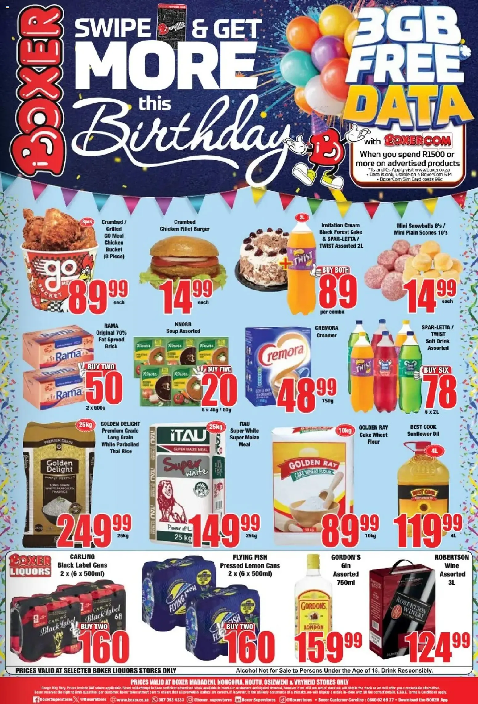 Boxer: Swipe & Get More this Birthday from 9 July to 22 July 2026 - Catalogue Page 3