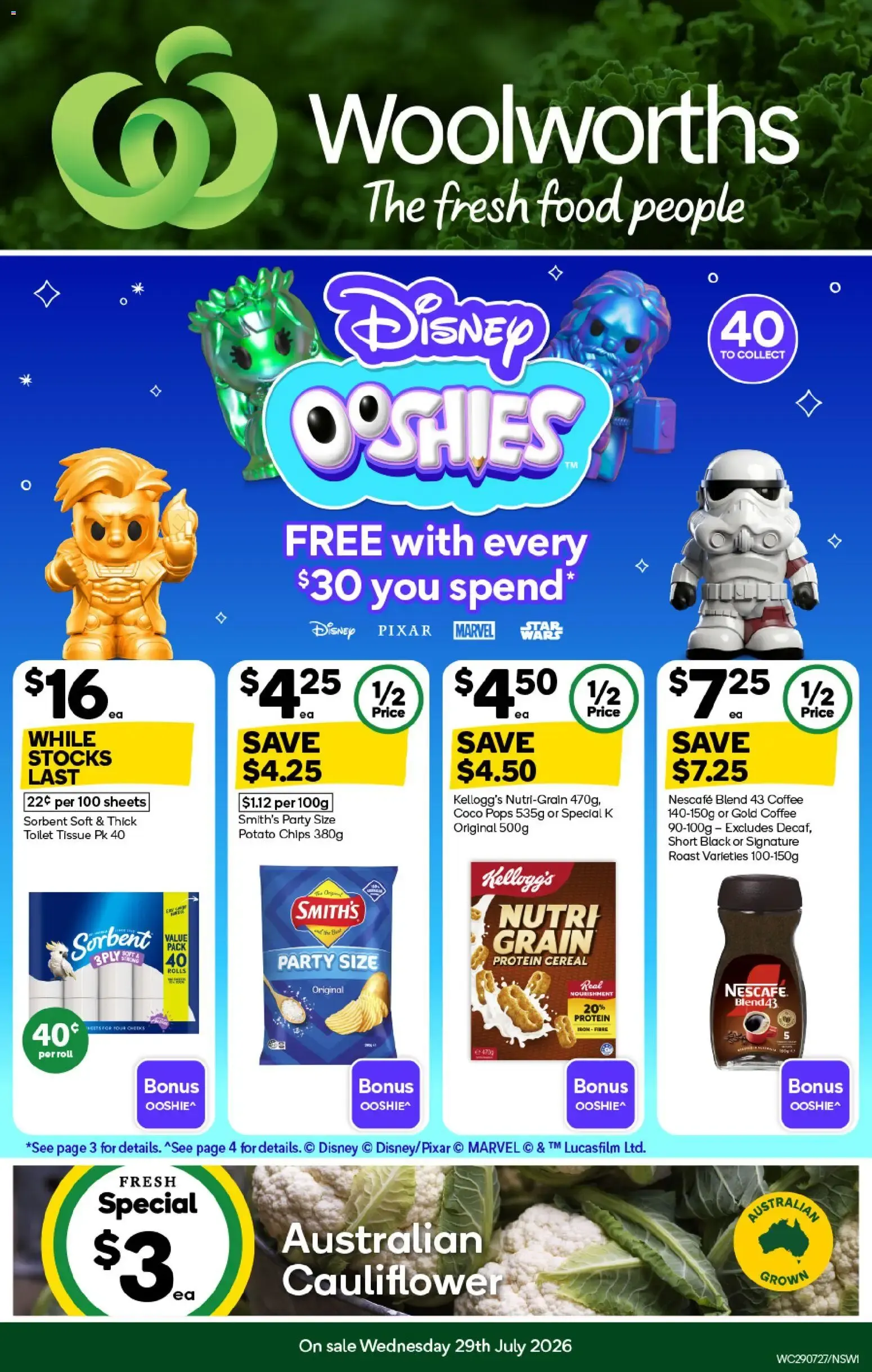 Woolworths catalogue valid from 29/07/2026 > Online Australia - Catalogue valid from 29 July to 4 August 2026 - page 1