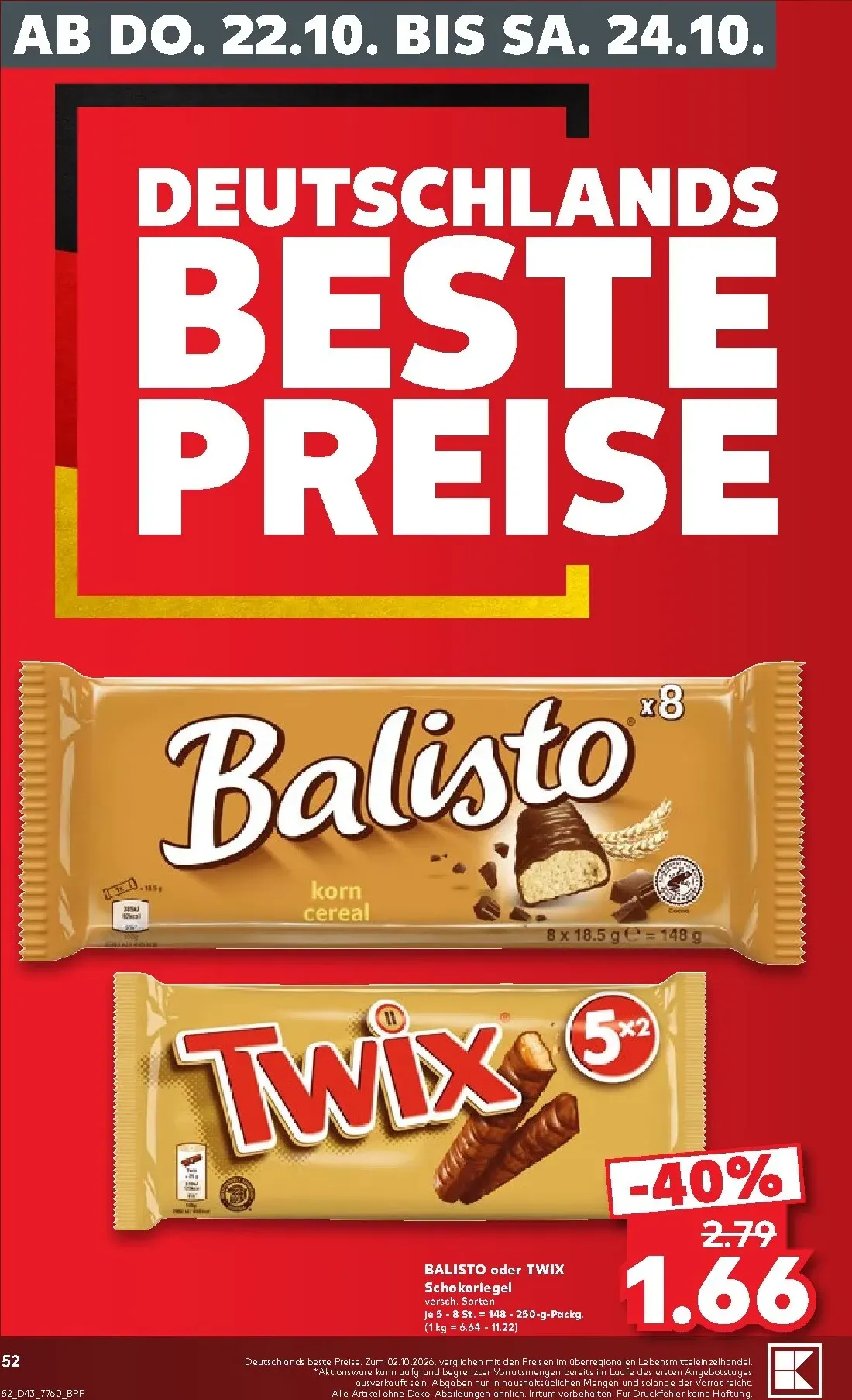 Kaufland Prospekt nächste Woche – von Montag 19.10.2026 bis Samstag 24.10.2026 von 19. Oktober bis 24. Oktober 2026 - Prospekt seite 53