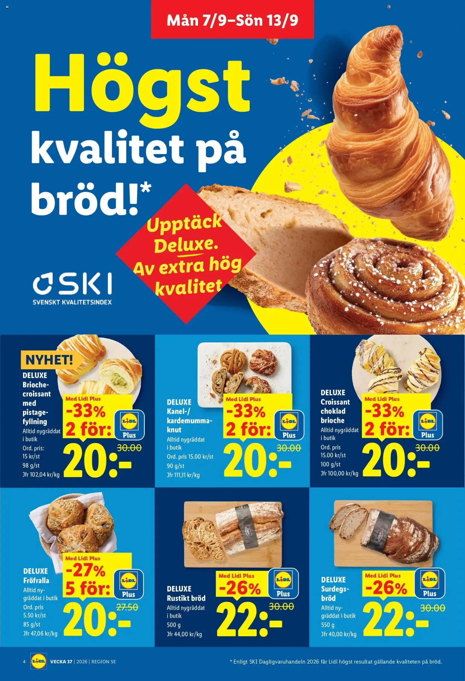 Lidl erbjudanden från 07/09/2026 - 13/09/2026 > Reklamblad nuvarande rabatter från 7 september till 13 september 2026 - Reklamblad sidor 4