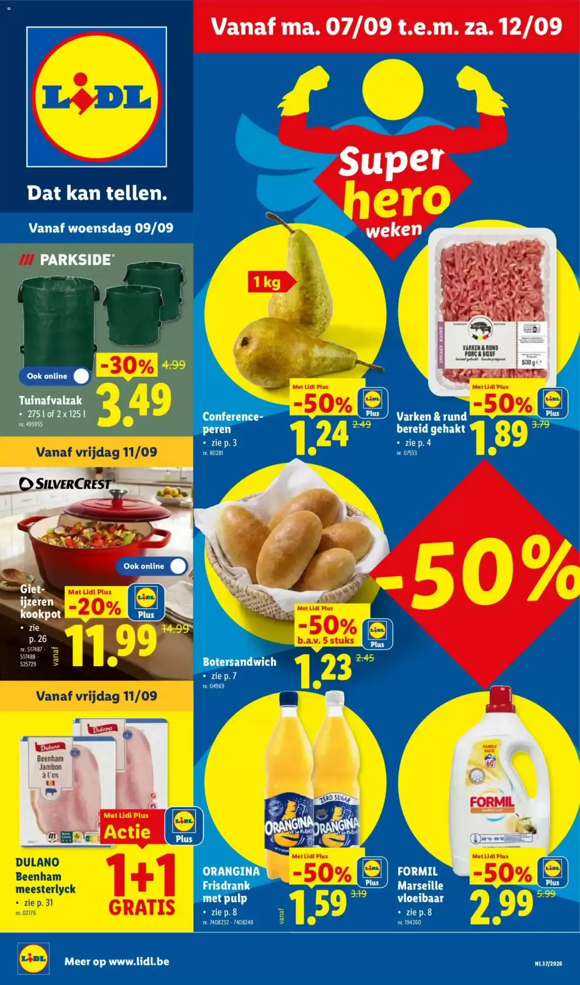 Lidl folder week 37 van 7 september tot 12 september 2026 - folder pagina 1