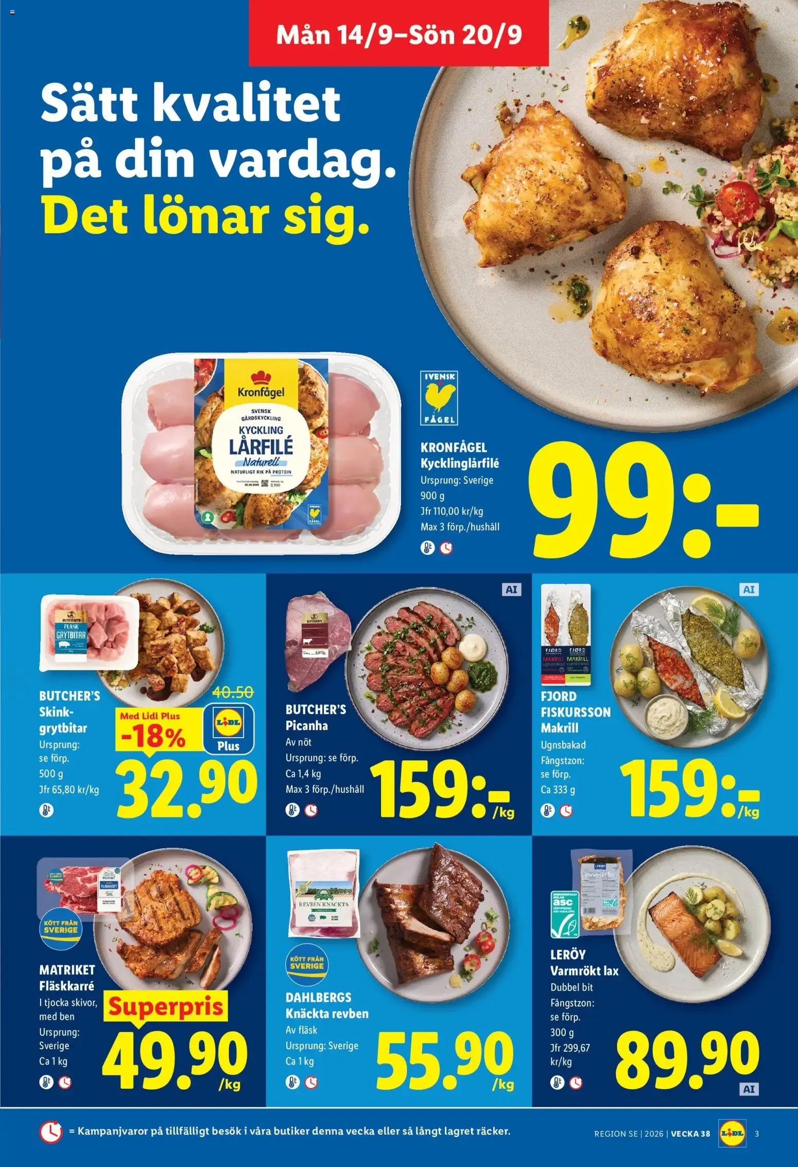 Lidl erbjudanden från 14/09/2026 - 20/09/2026 > Reklamblad nuvarande rabatter från 14 september till 20 september 2026 - Reklamblad sidor 3