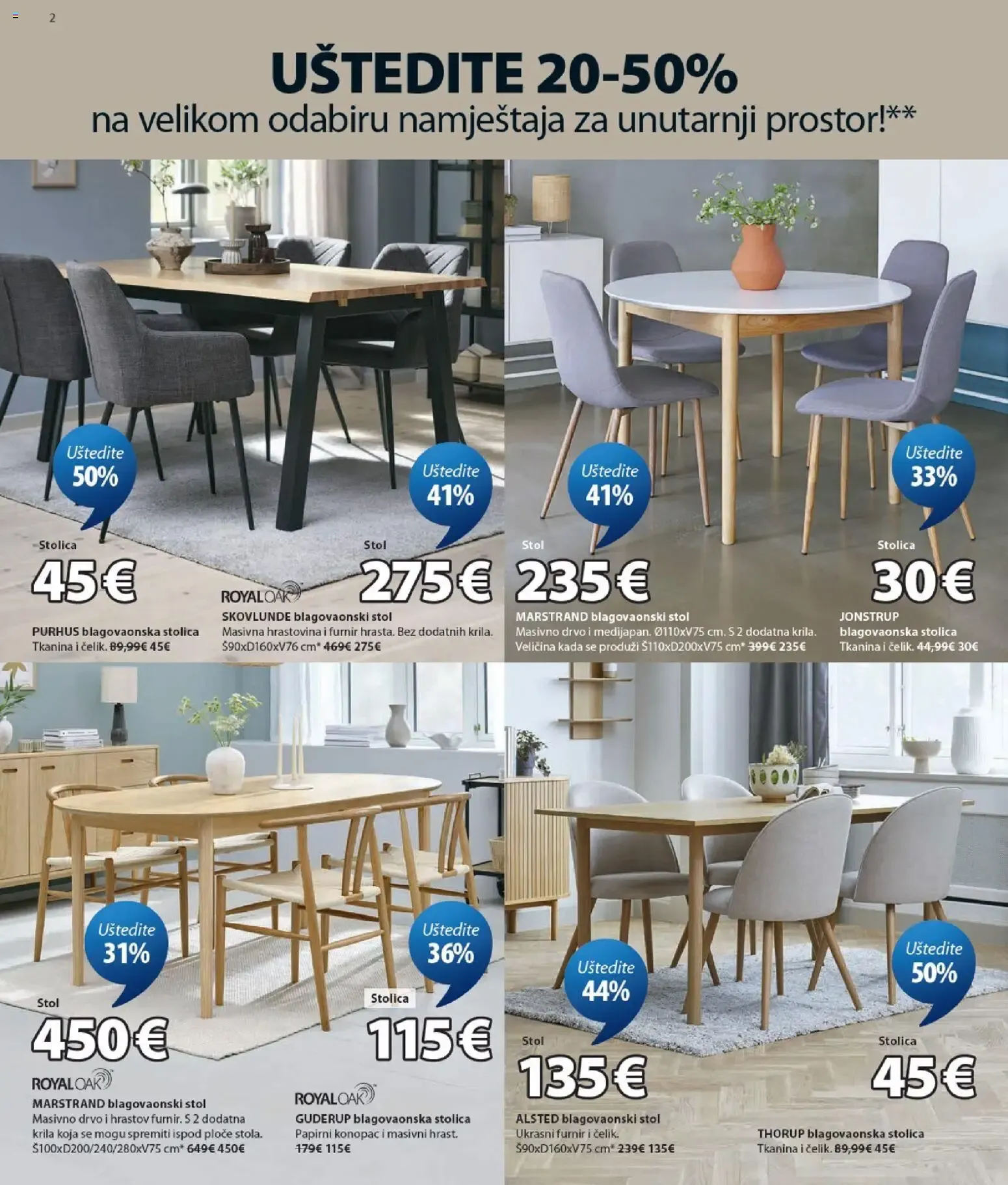 Katalog JYSK Katalog novi od 26.08.2026 na listanje > letak digitalni od 26. kolovoza do 1. rujna 2026. - Pregled Stranica 2