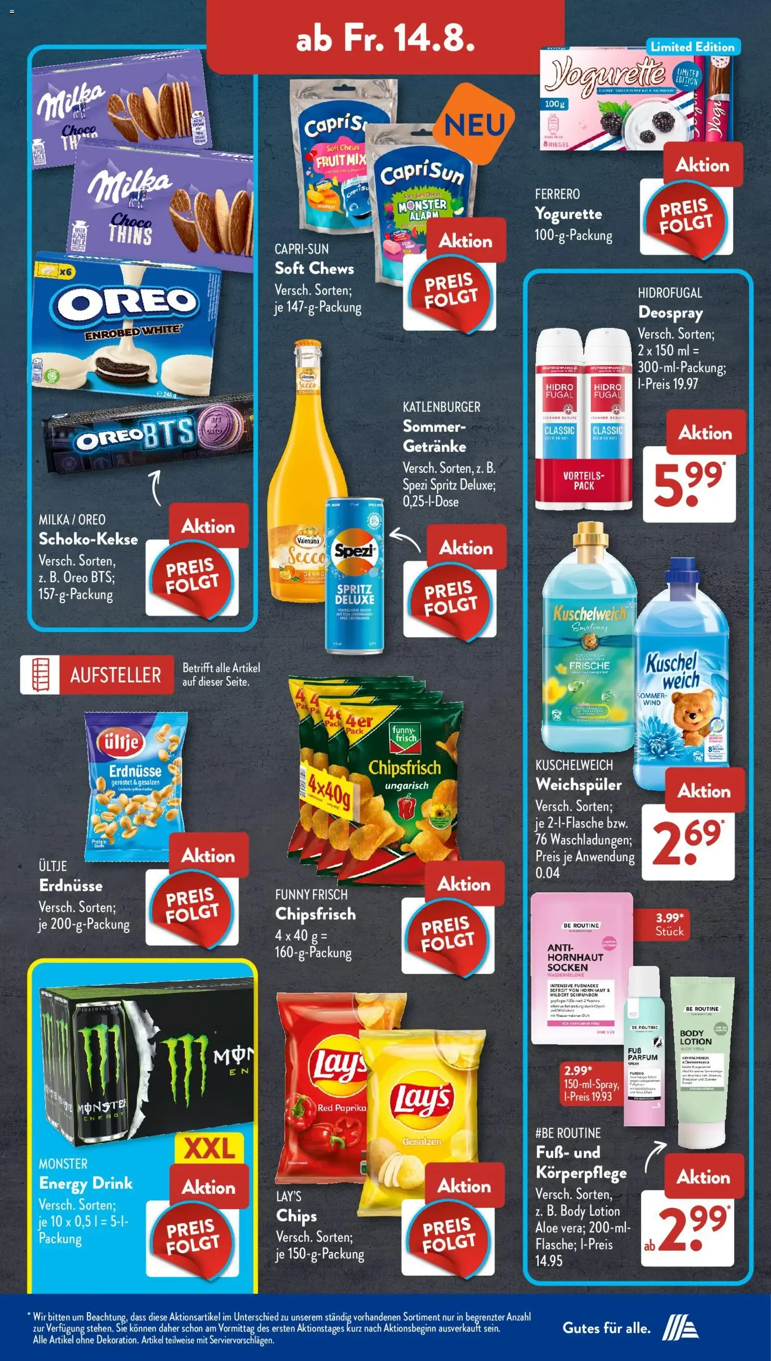 Aldi Süd Tiefpreis-Highlight von 10. August bis 15. August 2026 - Prospekt seite 13