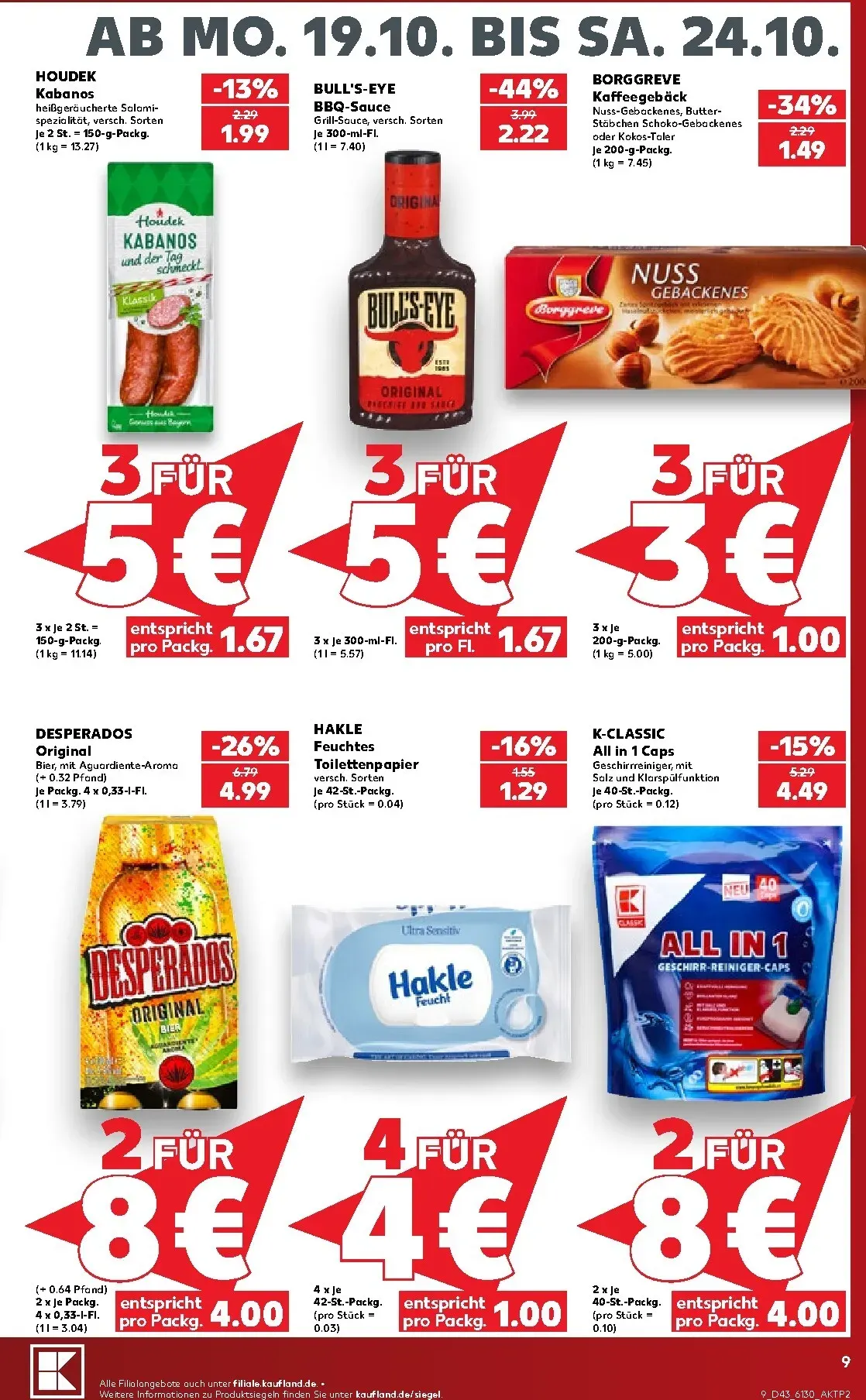 Kaufland Prospekt nächste Woche – von Montag 19.10.2026 bis Samstag 24.10.2026 von 19. Oktober bis 24. Oktober 2026 - Prospekt seite 10