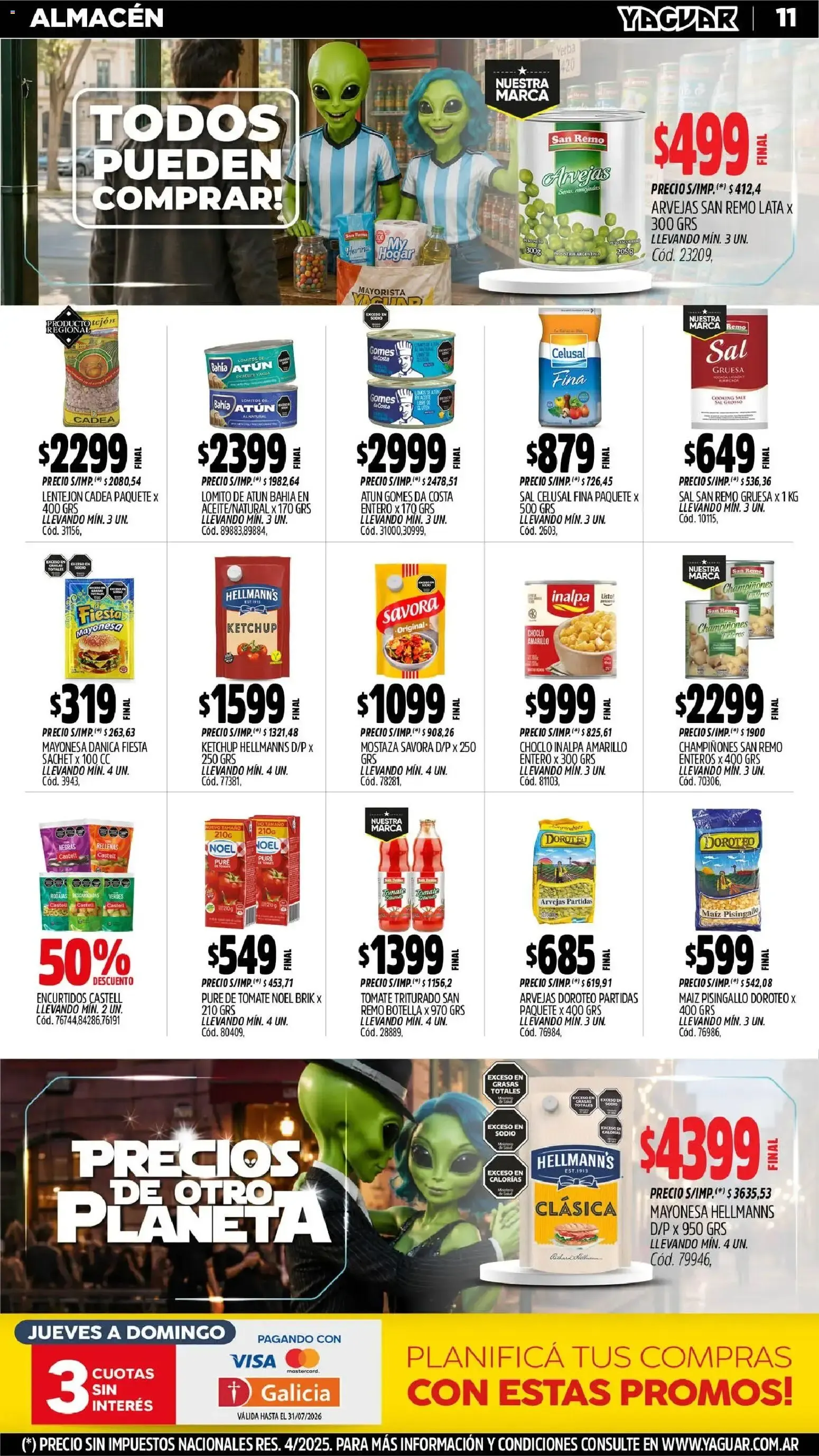 Ofertas de Yaguar - Oferta Semanal Mendoza del 29/06/2026 - 04/07/2026 29 de junio al 4 de julio 2026 - Página 11 del catálogo