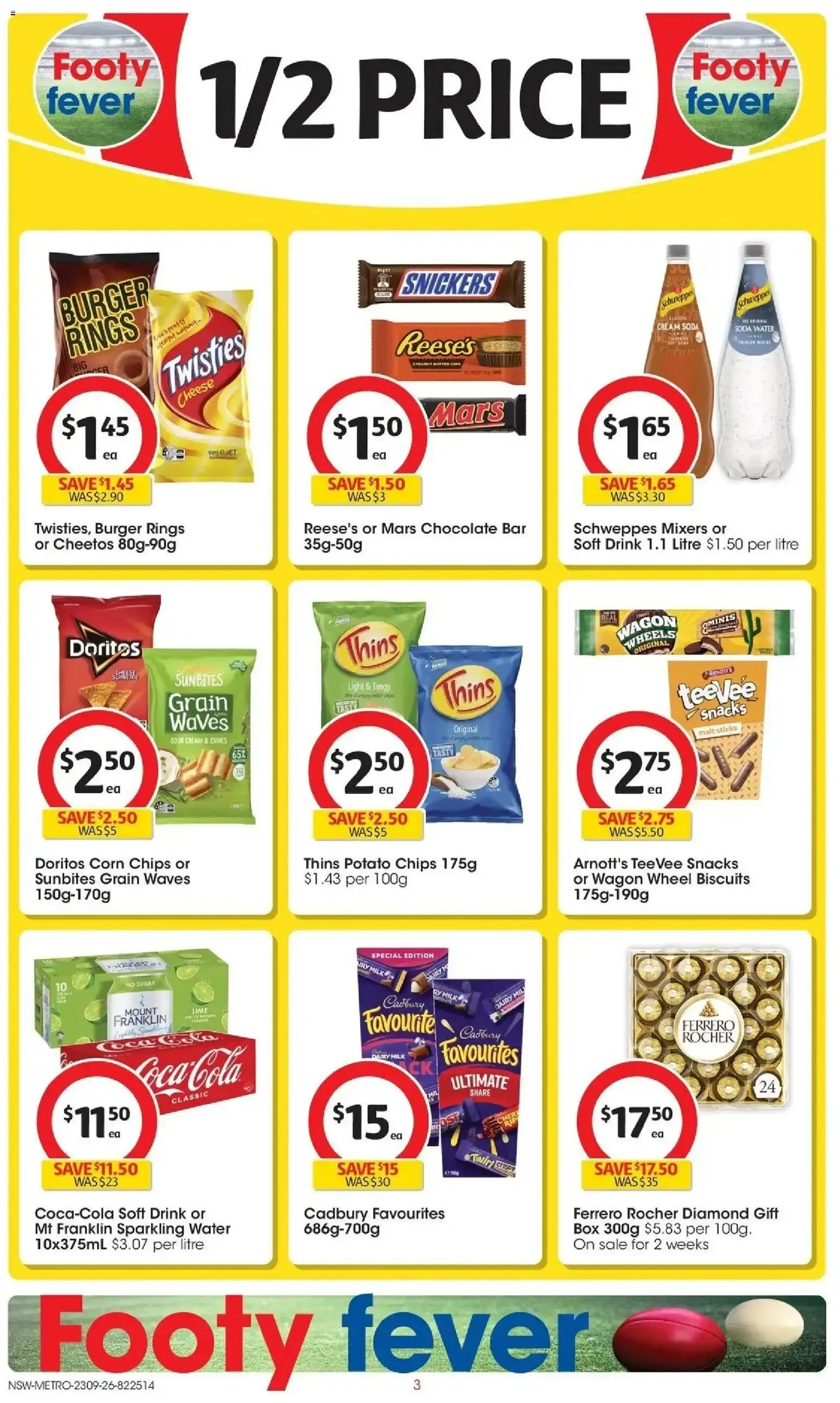 Coles | Footy Fever - Catalogue valid from 23 September to 29 September 2026 - page 3