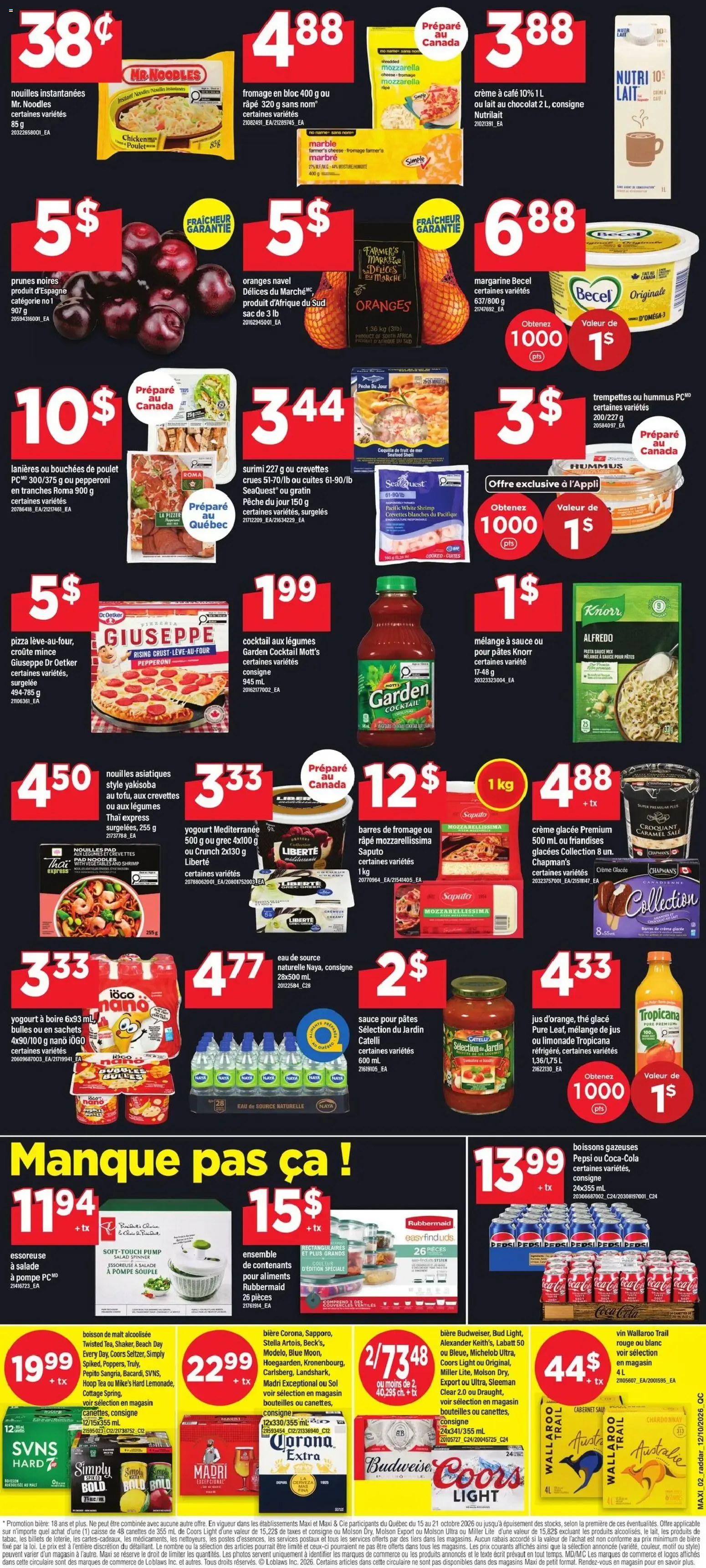 Maxi weekly flyer / circulaire from Oct 15, 2026 > weekly specials & deals from October 15 to October 21 2026 - flyer page 2