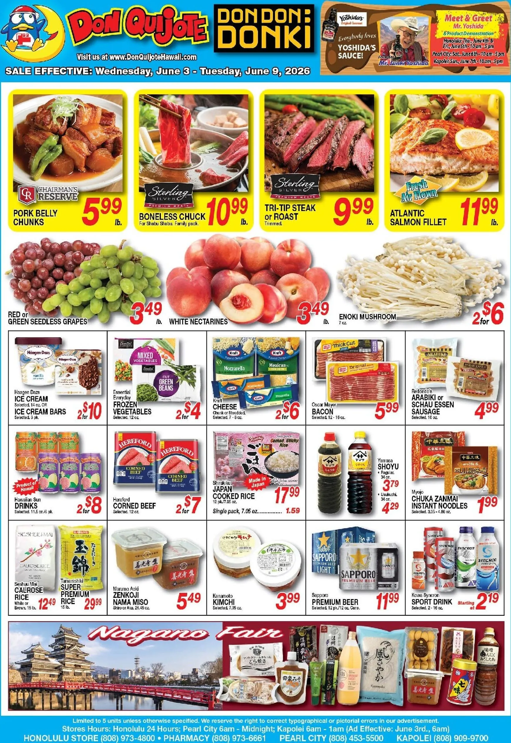 Weekly ad Current Don Quijote leaflet valid from Wednesday 06/03/2026 to Tuesday 06/09/2026 from June 3 to June 9 2026 - Page 1