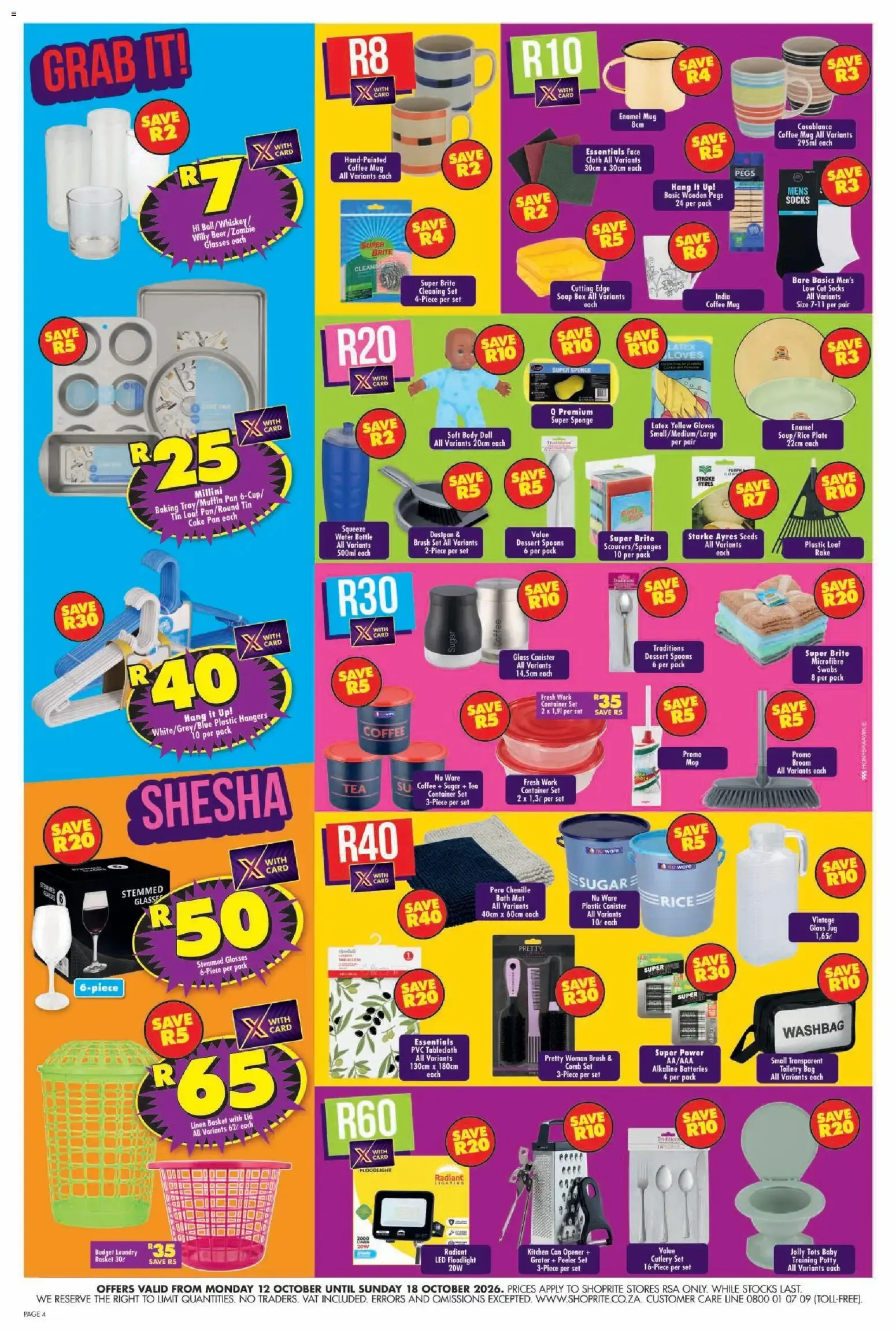 Shoprite Rand A Rama from 12 October to 18 October 2026 - Catalogue Page 4