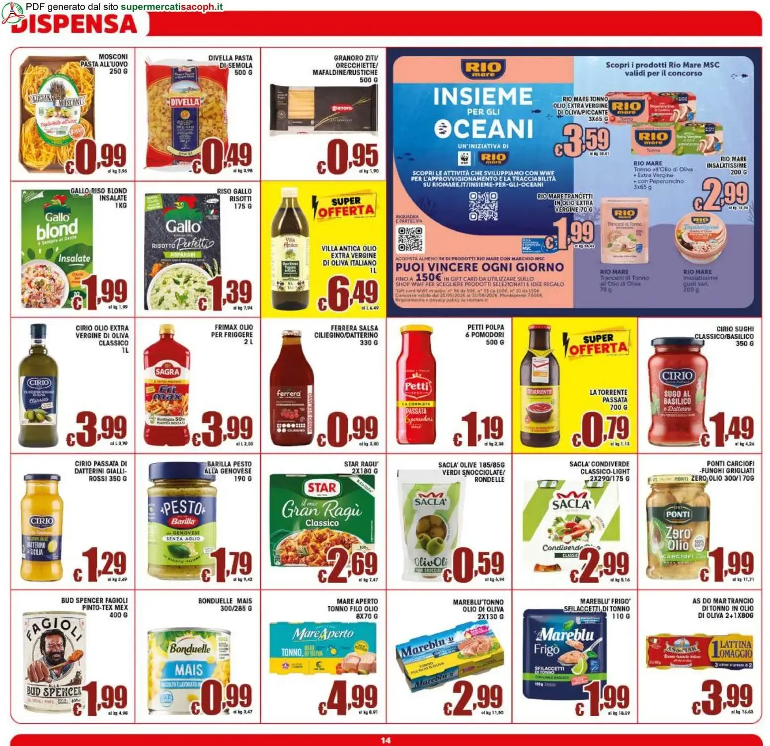 Sacoph volantino dal 19/06/2026 - online Offerte da 19 giugno a 30 giugno di 2026 - Pagina del volantino 14