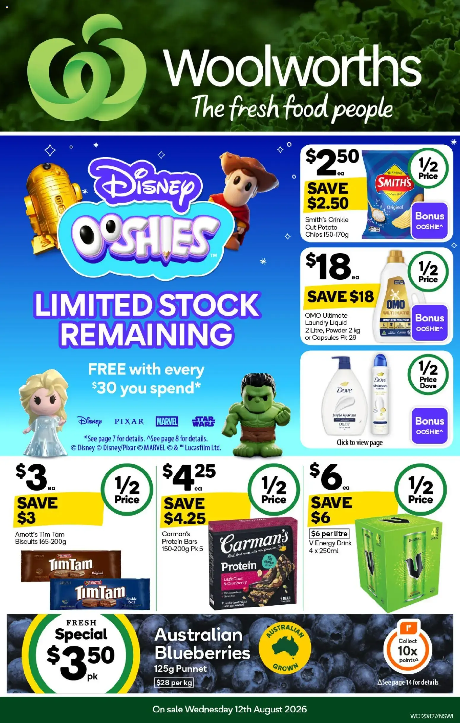 Woolworths catalogue valid from 12/08/2026 > Online Australia - Catalogue valid from 12 August to 18 August 2026 - page 1