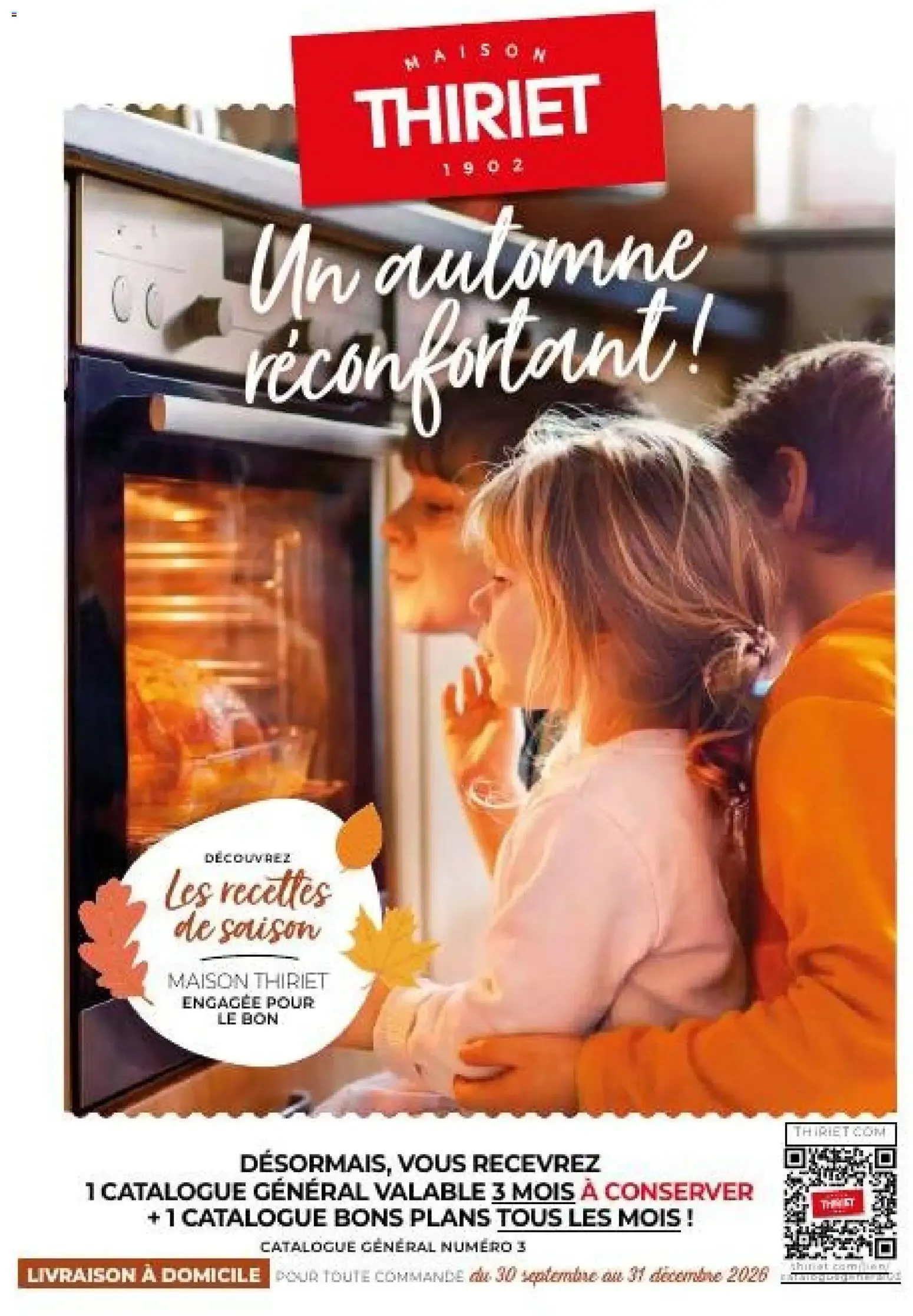Thiriet - Catalogue automne à partir du 30/09/2026 - promo en ligne