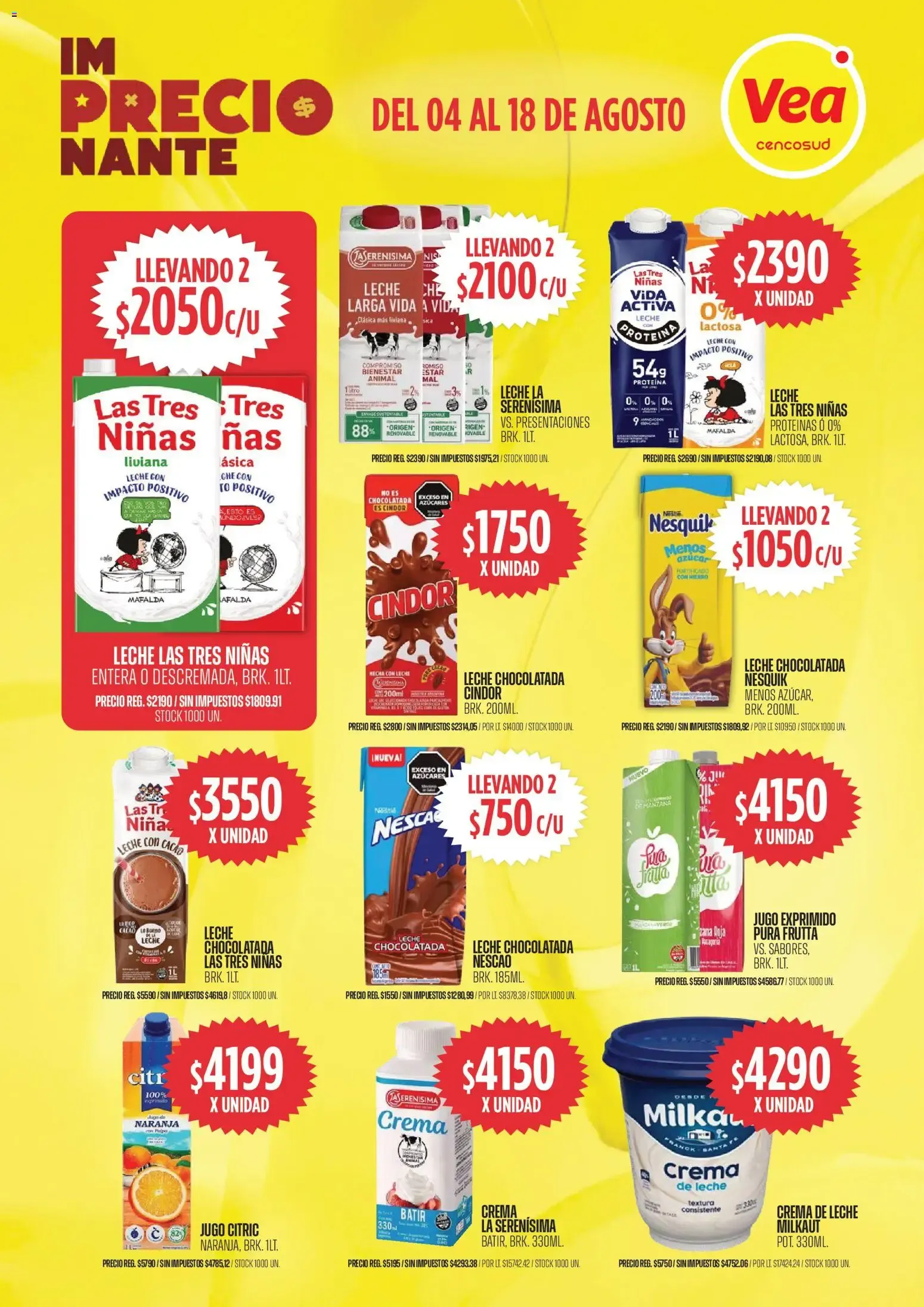 Ofertas de Vea ofertas del 04/08/2026 - 18/08/2026 4 de agosto al 18 de agosto 2026 - Página 10 del catálogo