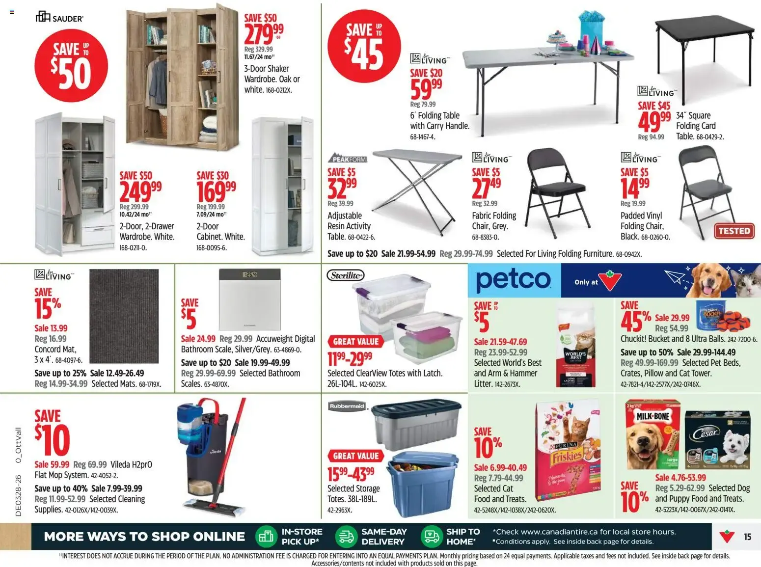 Canadian Tire weekly flyer from Jul 9, 2026 > weekly specials & deals from July 9 to July 15 2026 - flyer page 15