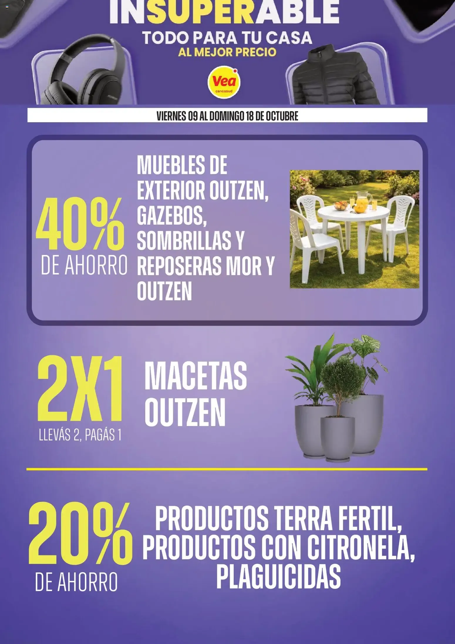 Ofertas de Vea - InSuperables Especial para tu casa del 09/10/2026 - 18/10/2026 9 de octubre al 18 de octubre 2026 - Página 4 del catálogo