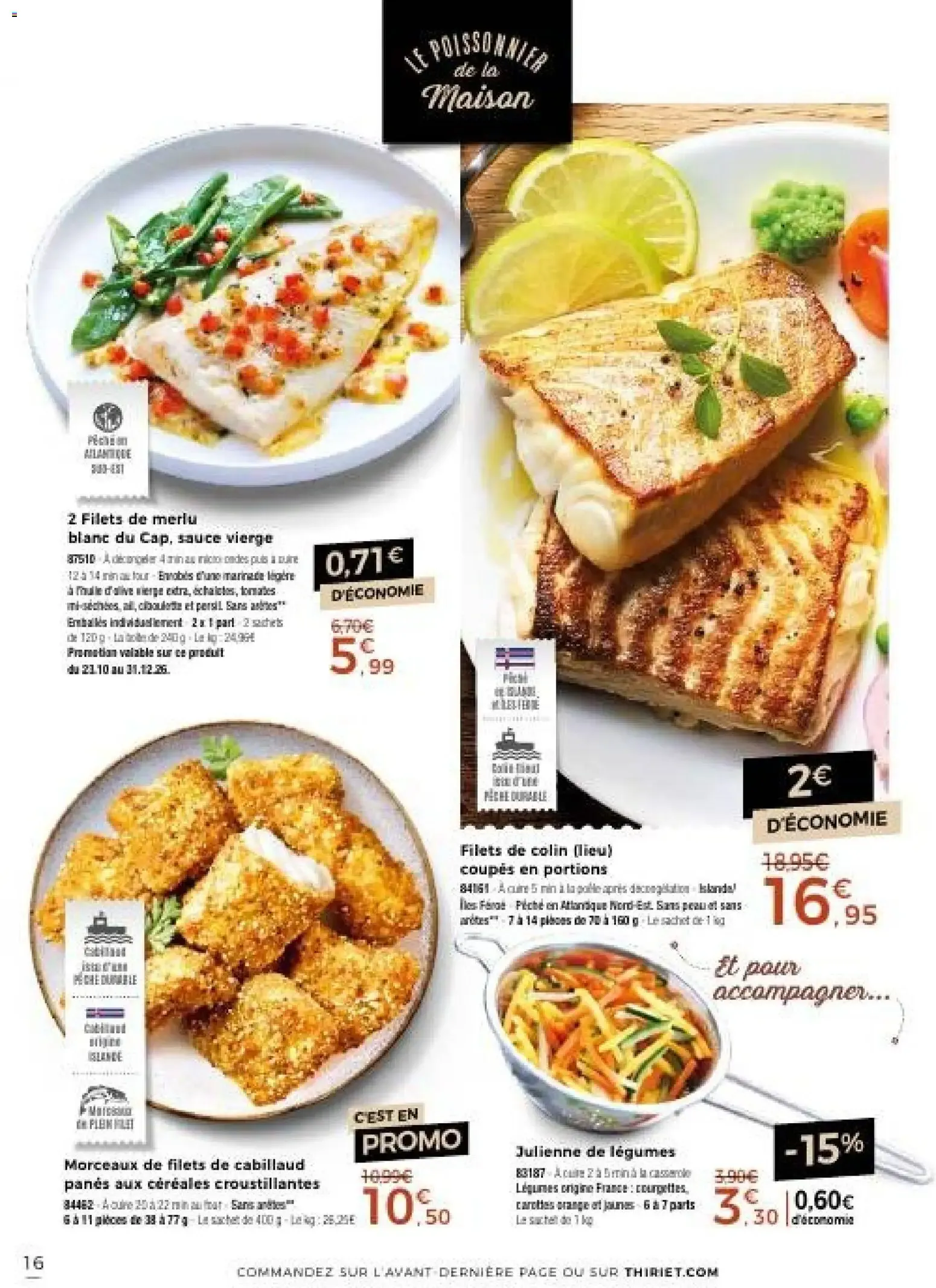 Thiriet Catalogue livraison à domicile à partir du 23/10/2026 - promo en ligne du 23 octobre au 18 novembre 2026 - Catalogue page 16