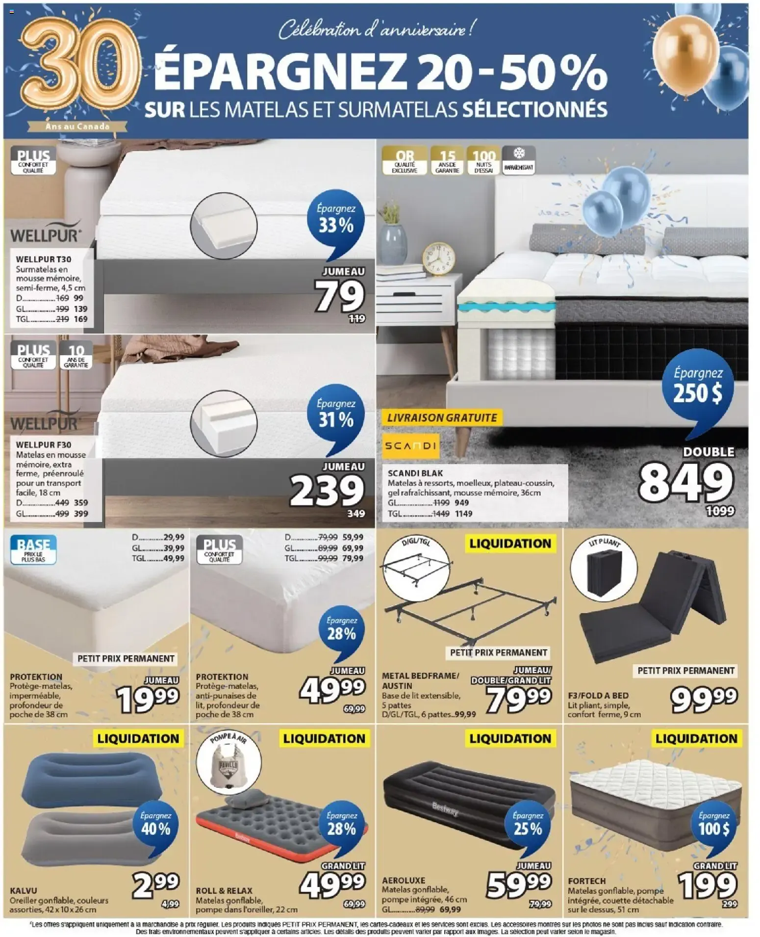 JYSK Sommeil et inspiration scandinave - Célébration 30 Ans from October 8 to October 21 2026 - flyer page 7
