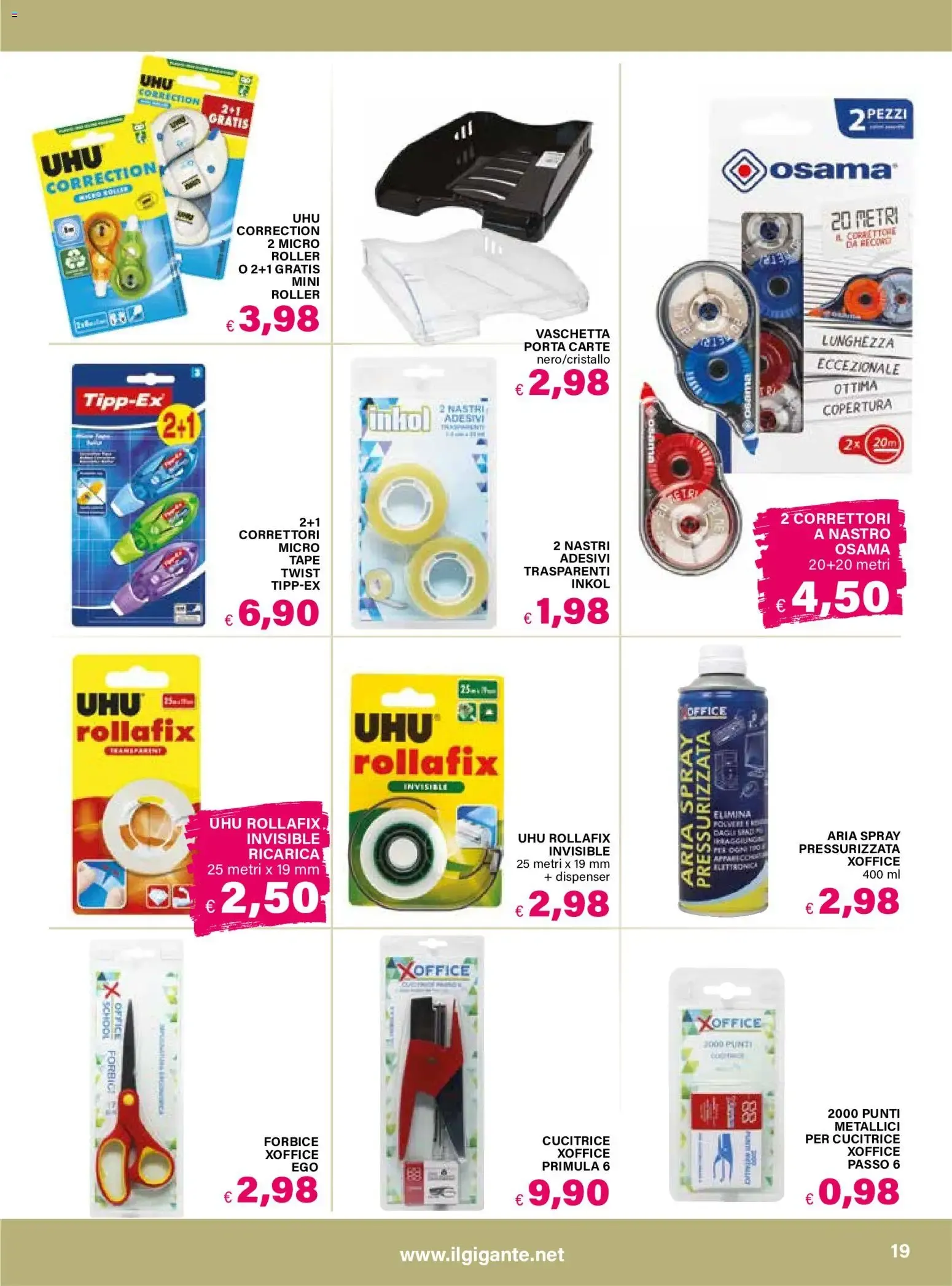 Il Gigante Ipermercati - Catalogo Scuola: Maestreee... Stiamo Tornando! da 6 agosto a 30 settembre di 2026 - Pagina del volantino 19