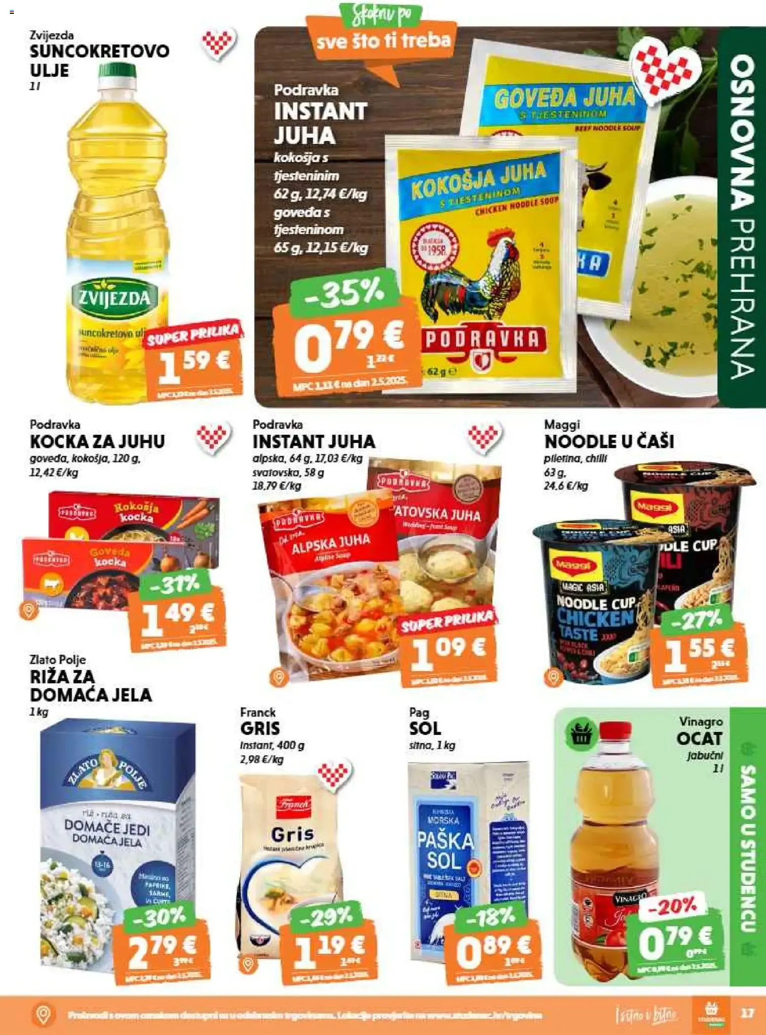 Katalog Studenac Katalog novi od 15.07.2026 na listanje > letak digitalni od 15. srpnja do 28. srpnja 2026. - Pregled Stranica 17