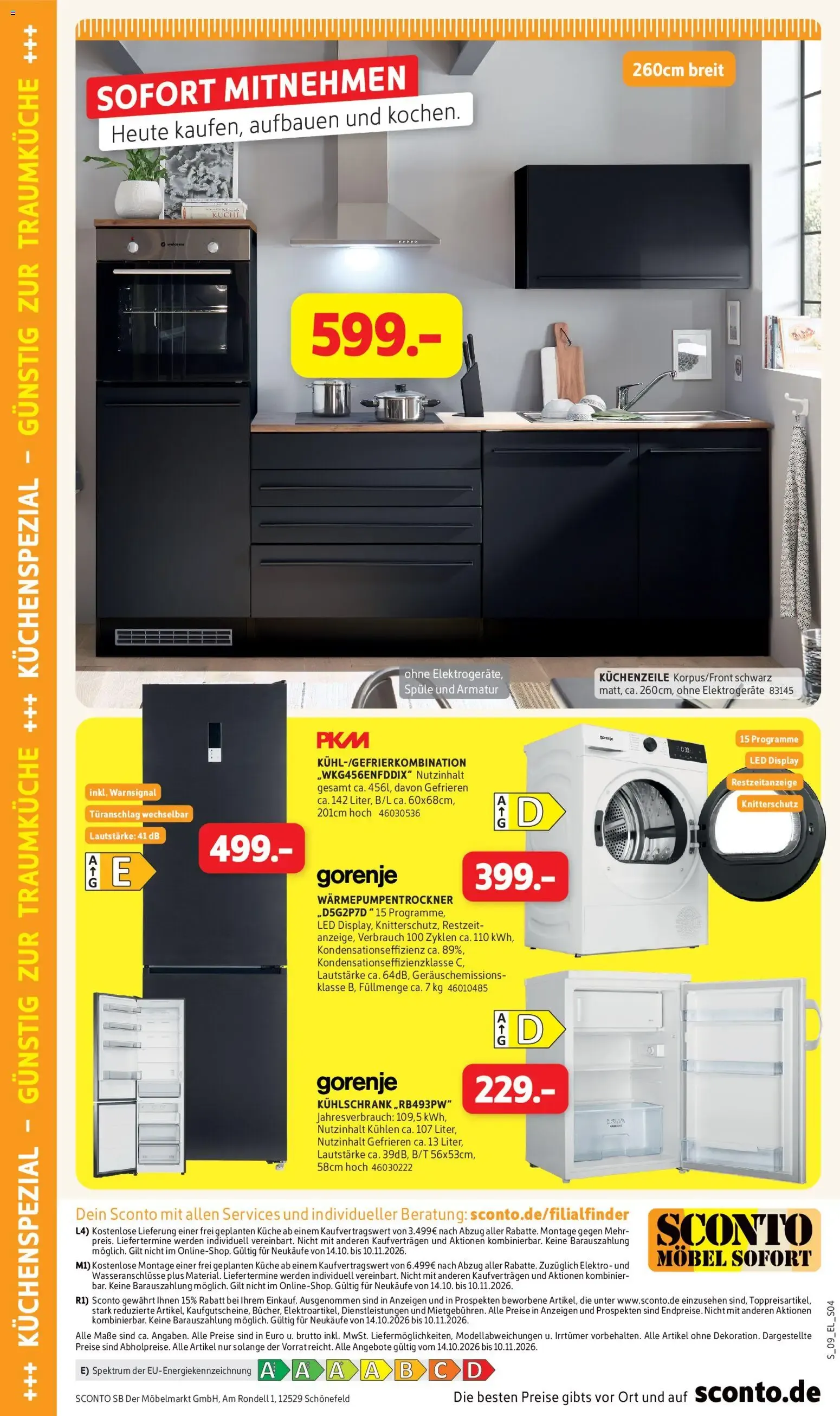 Sconto Küchenspezial (ab 14.10.2026) zum Blättern von 14. Oktober bis 10. November 2026 - Prospekt seite 4