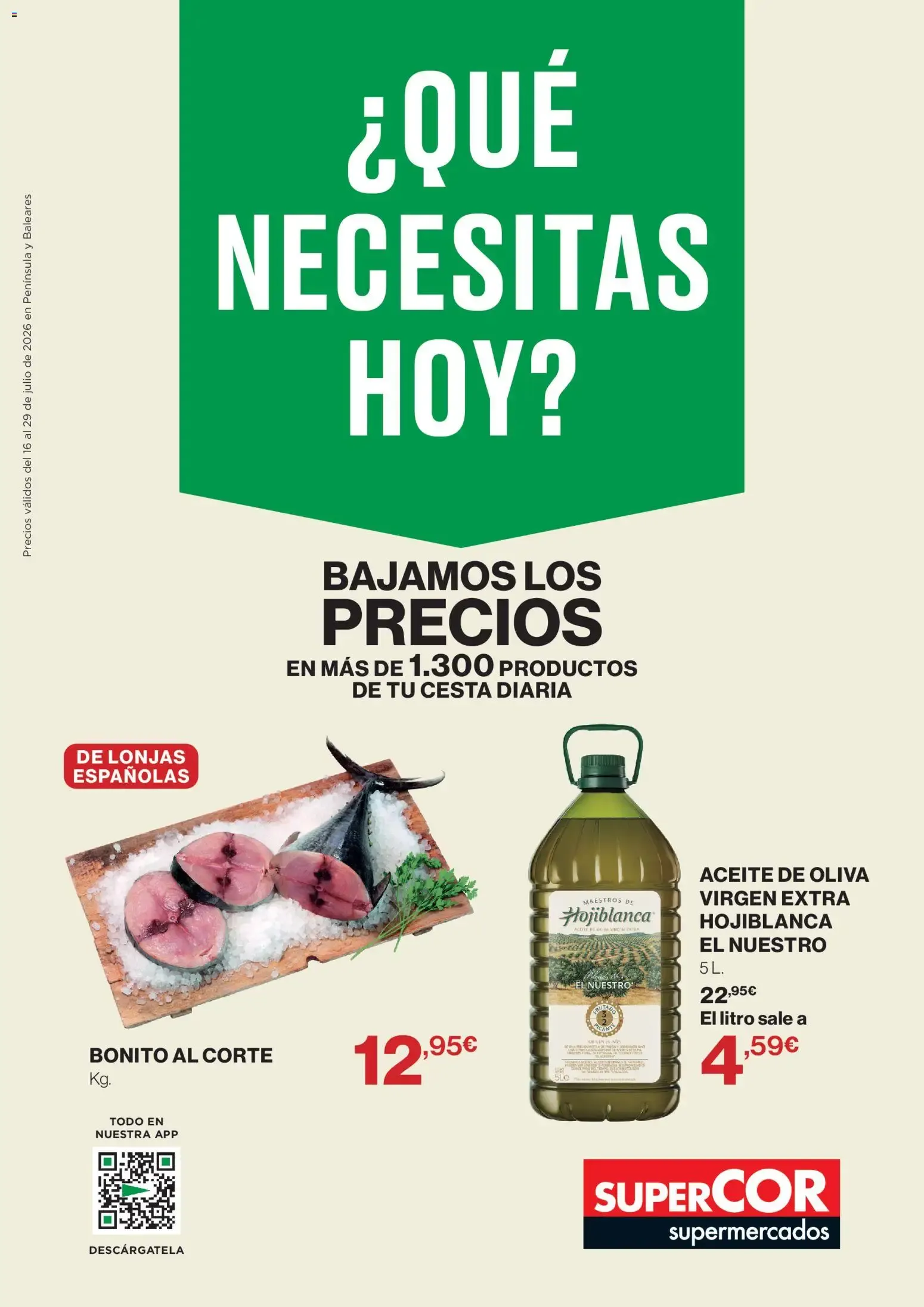Catálogo de ¿QUÉ NECESITAS HOY? 16 de julio al 29 de julio 2026 - Página 1