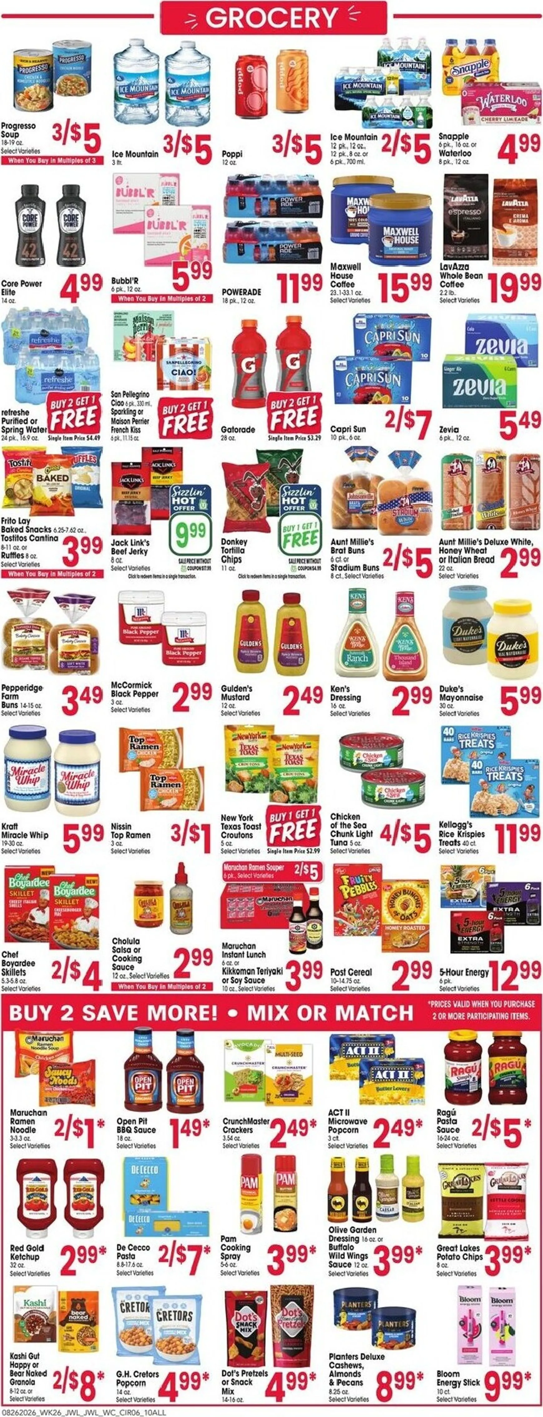 Weekly ad Current Jewel-Osco leaflet valid from Wednesday 08/26/2026 to Tuesday 09/01/2026 from August 26 to September 1 2026 - Page 6