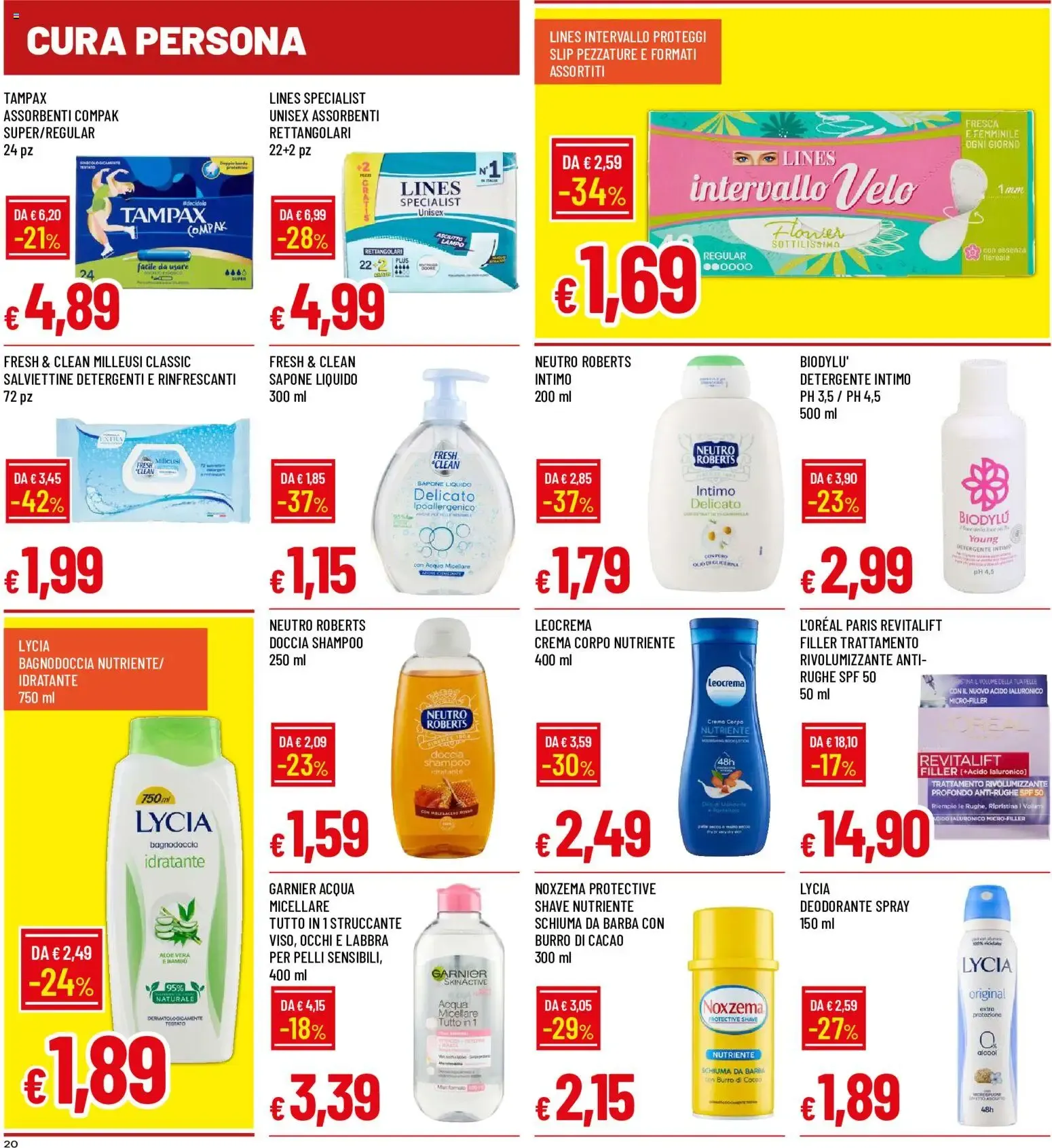 GRANDI MARCHE SCONTI FINO AL 50% da 28 maggio a 10 giugno di 2026 - Pagina del volantino 20