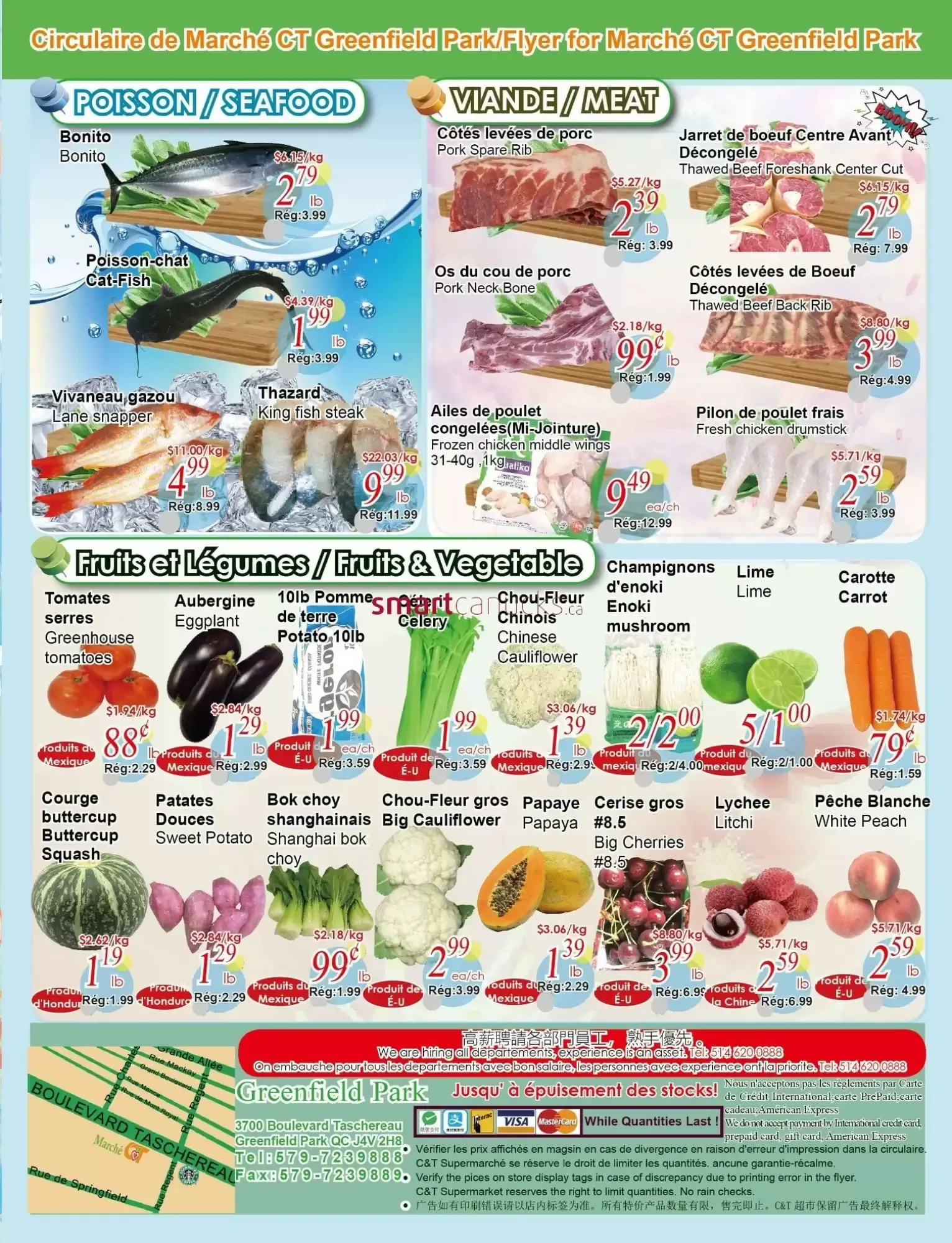 Marché Greenfield Park from June 25 to July 1 2026 - flyer page 2
