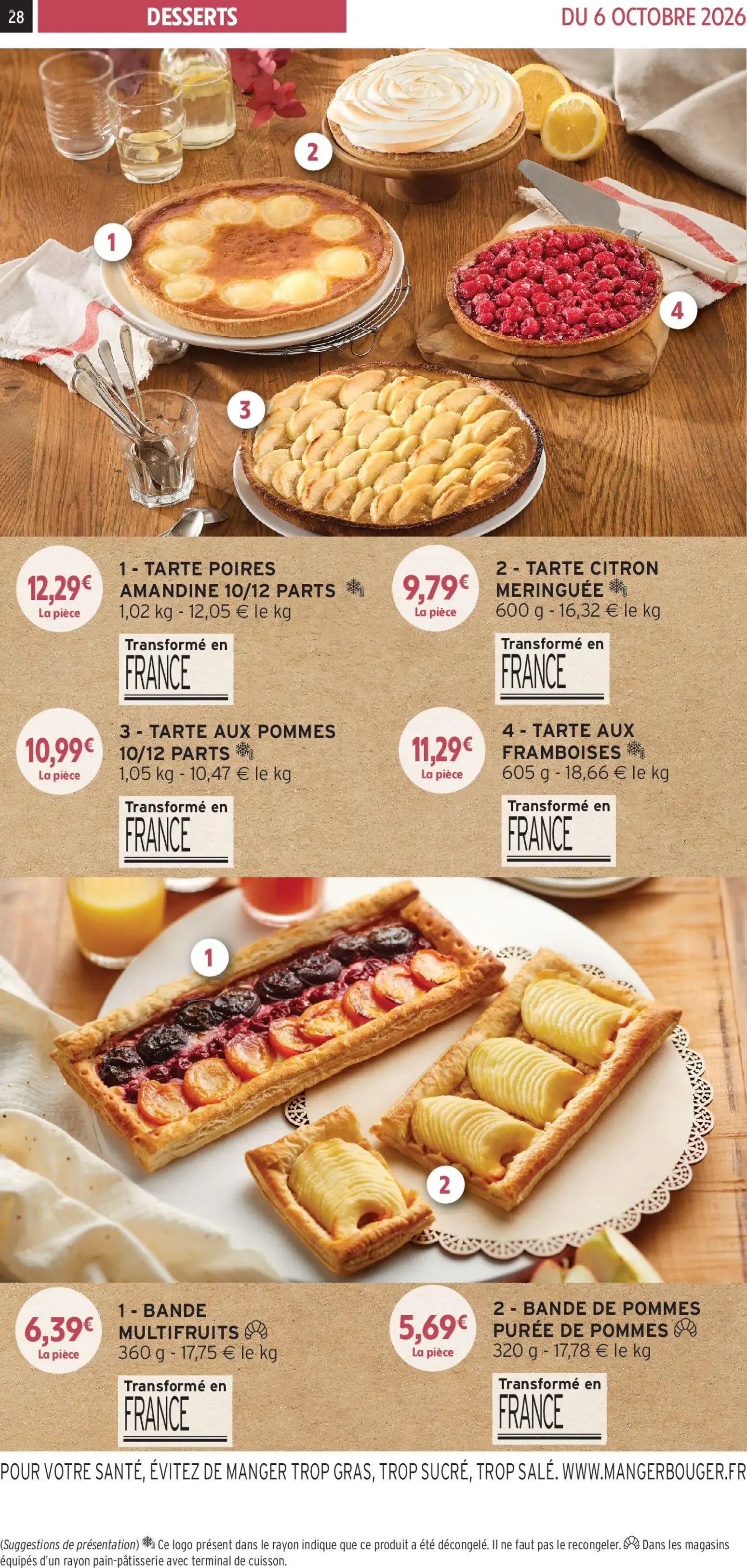 Intermarché - Les menus traiteur automne/hiver à partir du 06/10/2026 - promo en ligne du 6 octobre au 28 mars 2027 - Catalogue page 27