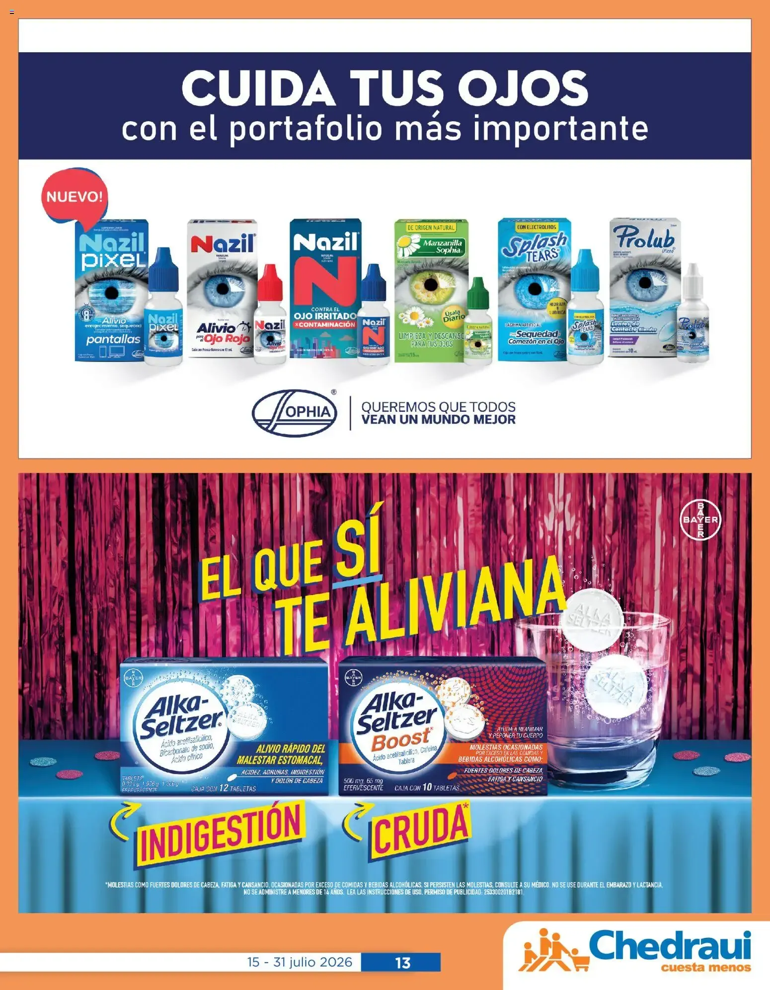 Catálogo de Chedraui folleto Cuidar tu salud (15/07/2026 - 31/07/2026) - catálogo en línea 15 de julio al 31 de julio 2026 - Pagina 13