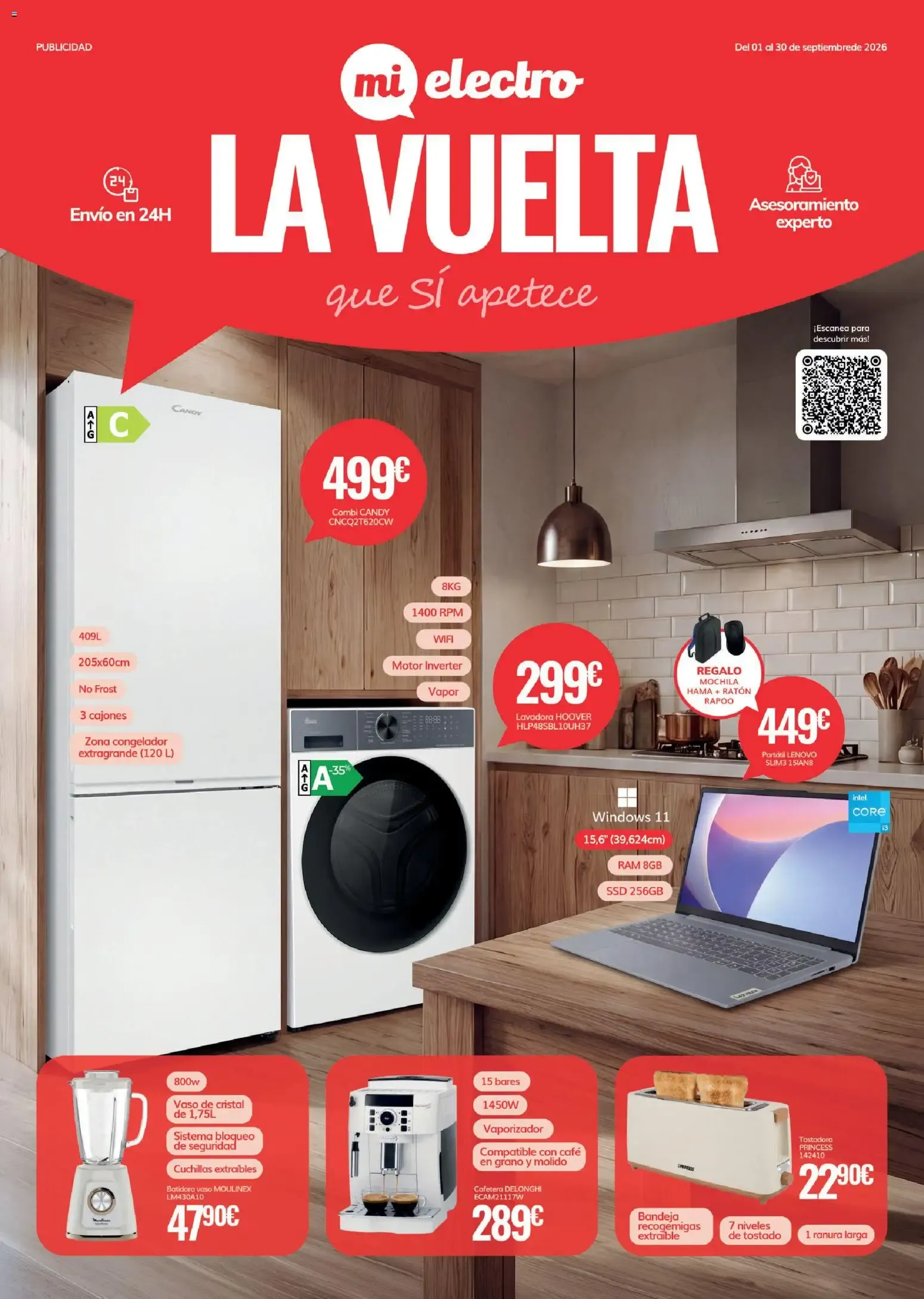 Catálogo de Mi Electro LA VUELTA que Sí apetece 1 de septiembre al 30 de septiembre 2026 - Página 1
