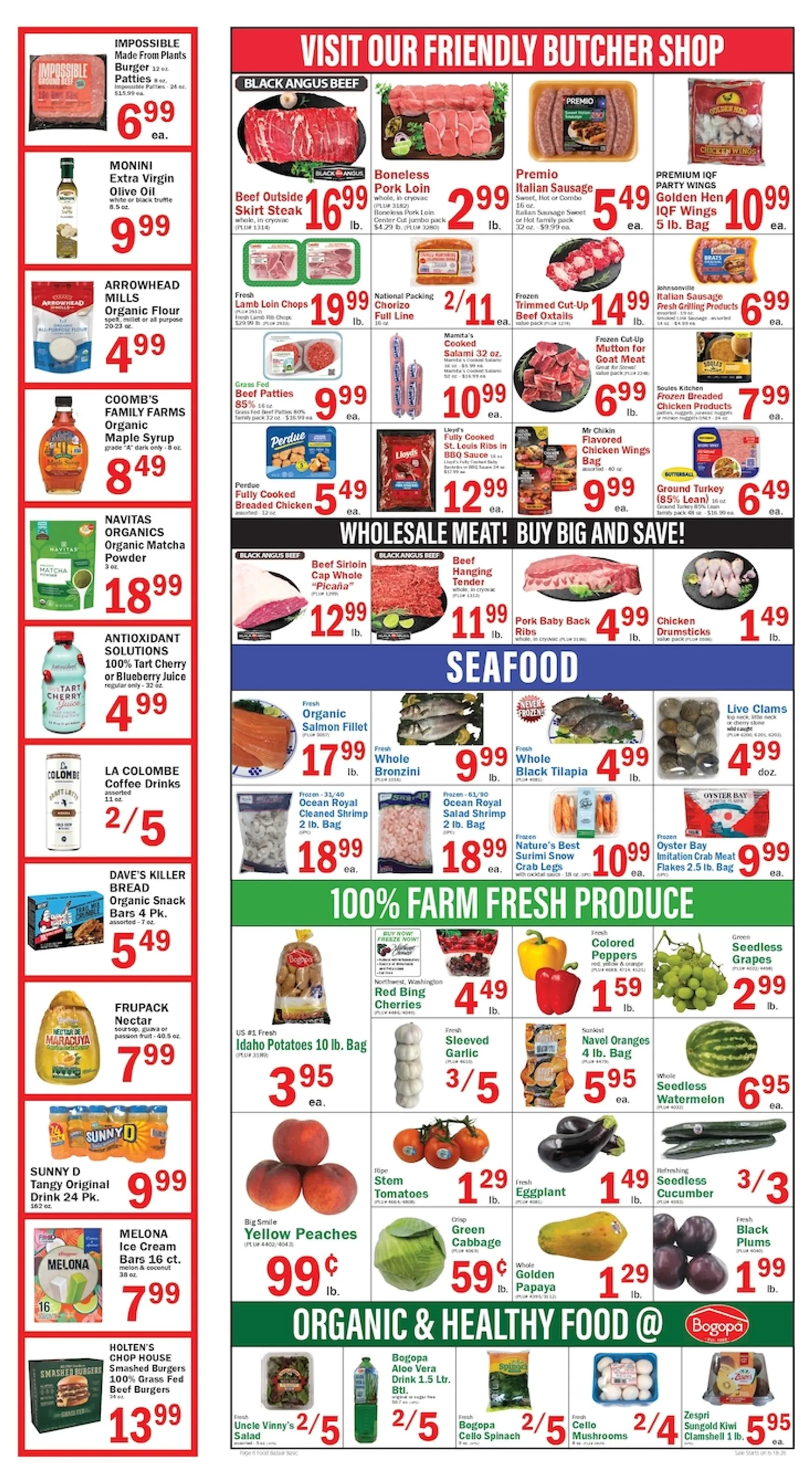Weekly ad Current Food Bazaar leaflet valid from Thursday 06/18/2026 to Wednesday 06/24/2026 from June 18 to June 24 2026 - Page 6