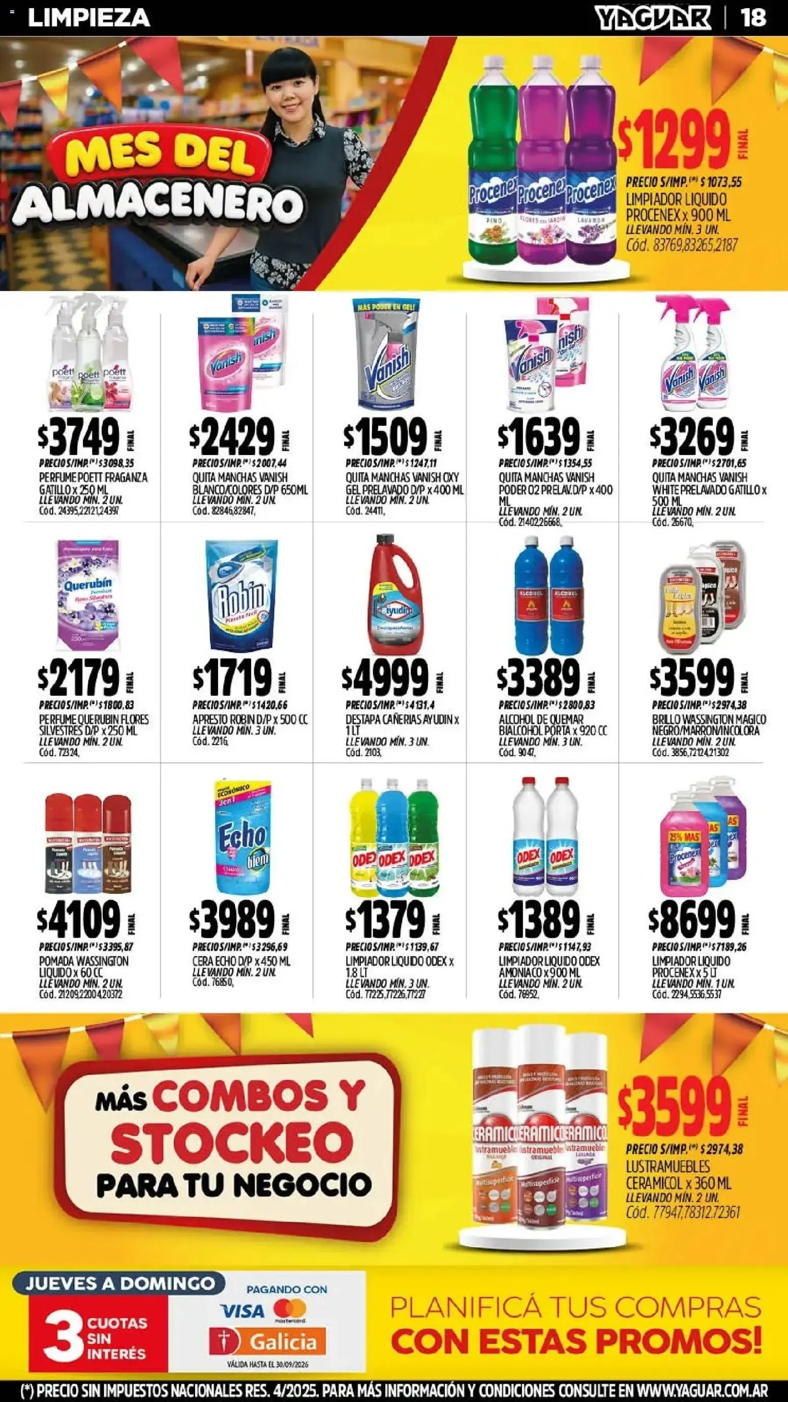 Ofertas de Mayorista Yaguar - Mes del Almacenero 21 de septiembre al 27 de septiembre 2026 - Página 18 del catálogo