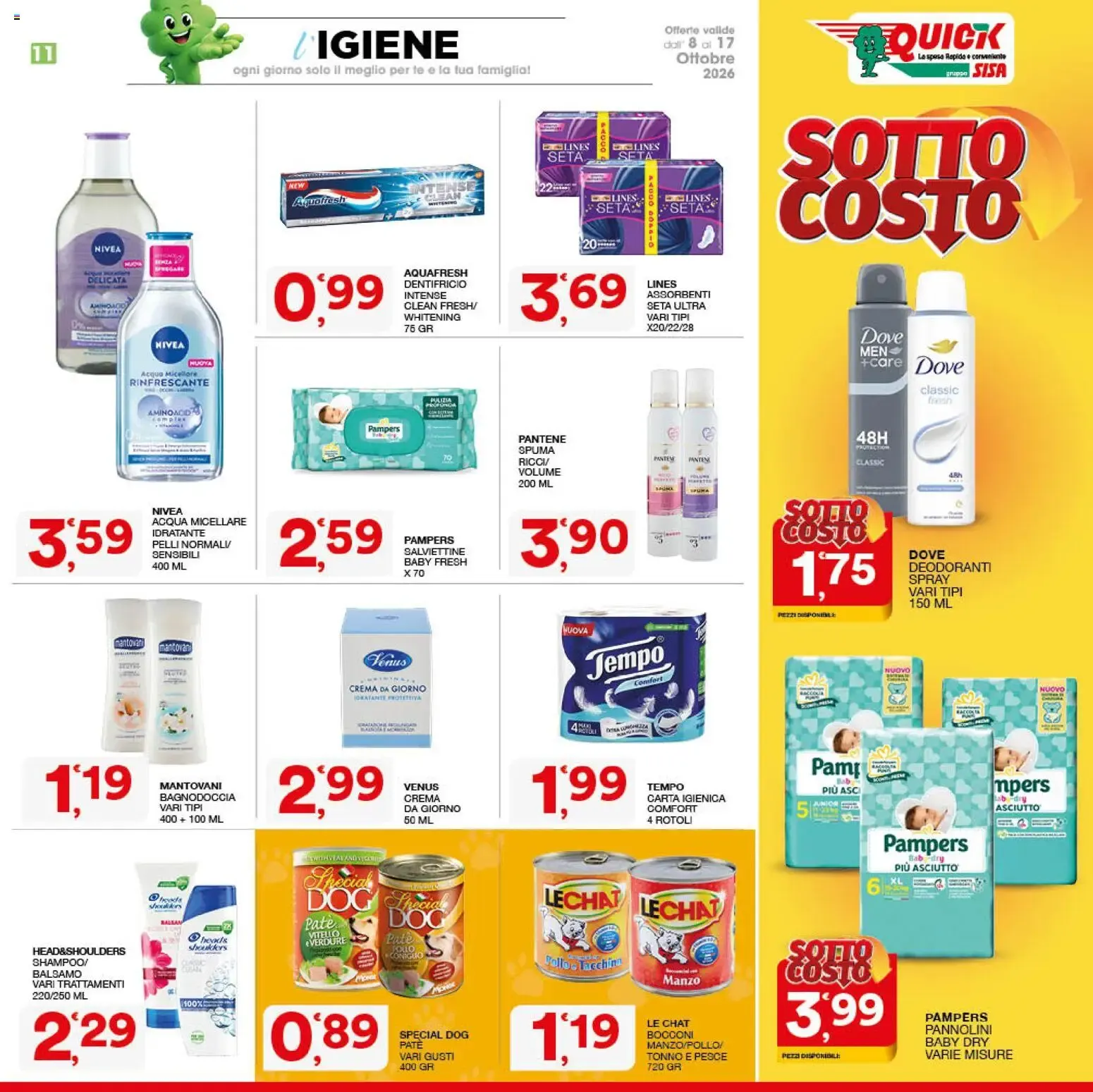Nuovo SISA volantino Quick dal 08/10/2026 > offerte anteprima 🛍️ da 8 ottobre a 17 ottobre di 2026 - Pagina del volantino 11