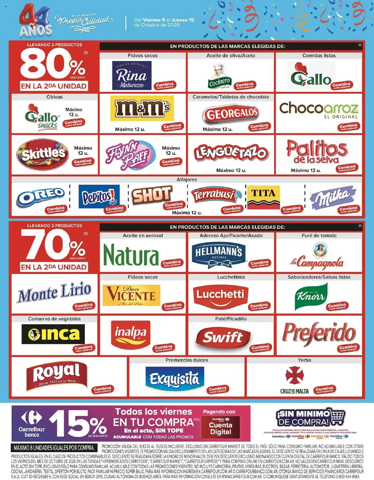 Ofertas de Carrefour Ofertas || del 09/10/2026 - 15/10/2026 || Promociones 9 de octubre al 15 de octubre 2026 - Página 51 del catálogo
