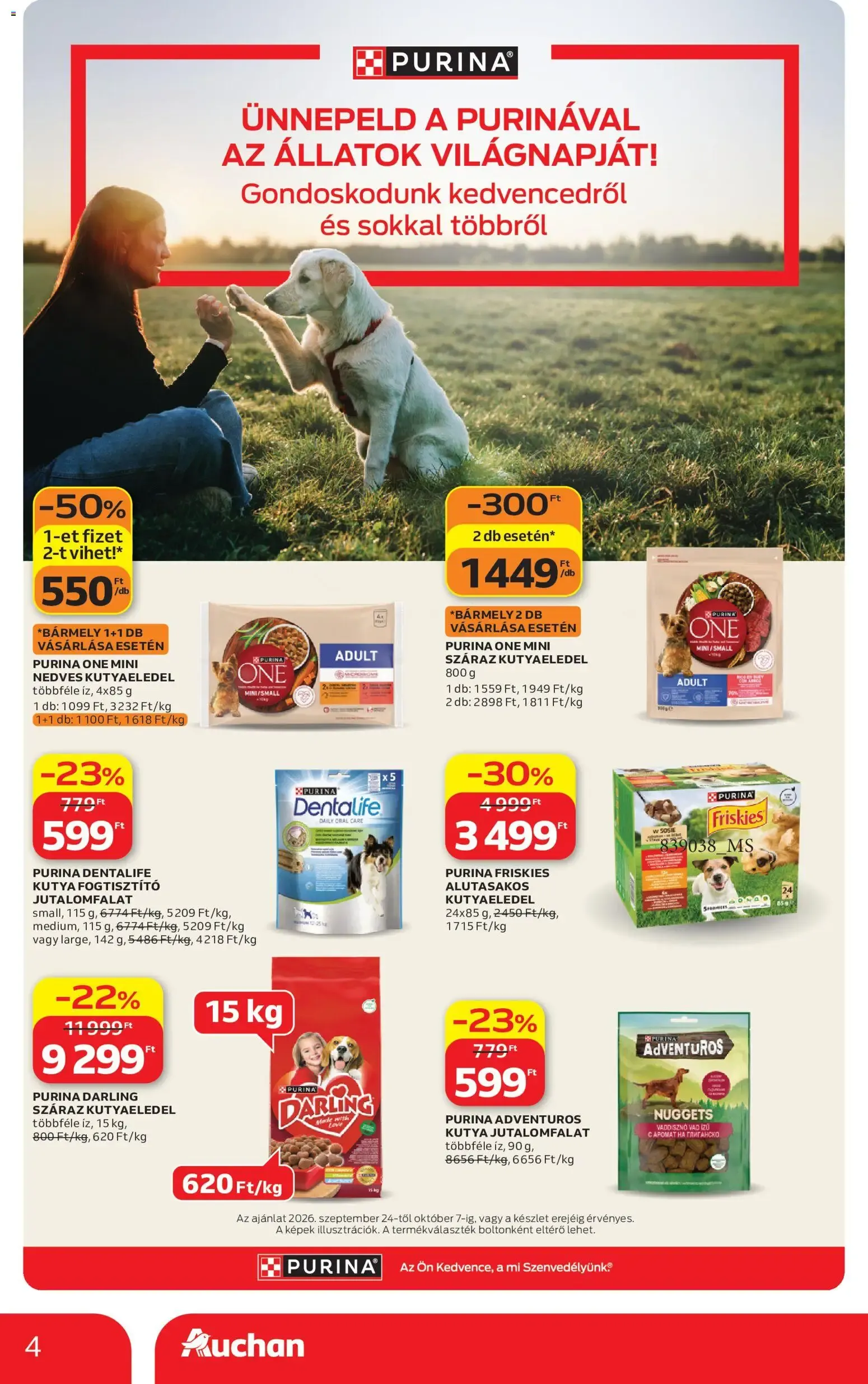 Katalógus Auchan Hipermarket: Ofertas Día Mundial de los Animales szeptember 24.-tól október 7.-ig 2026. - Oldal 4