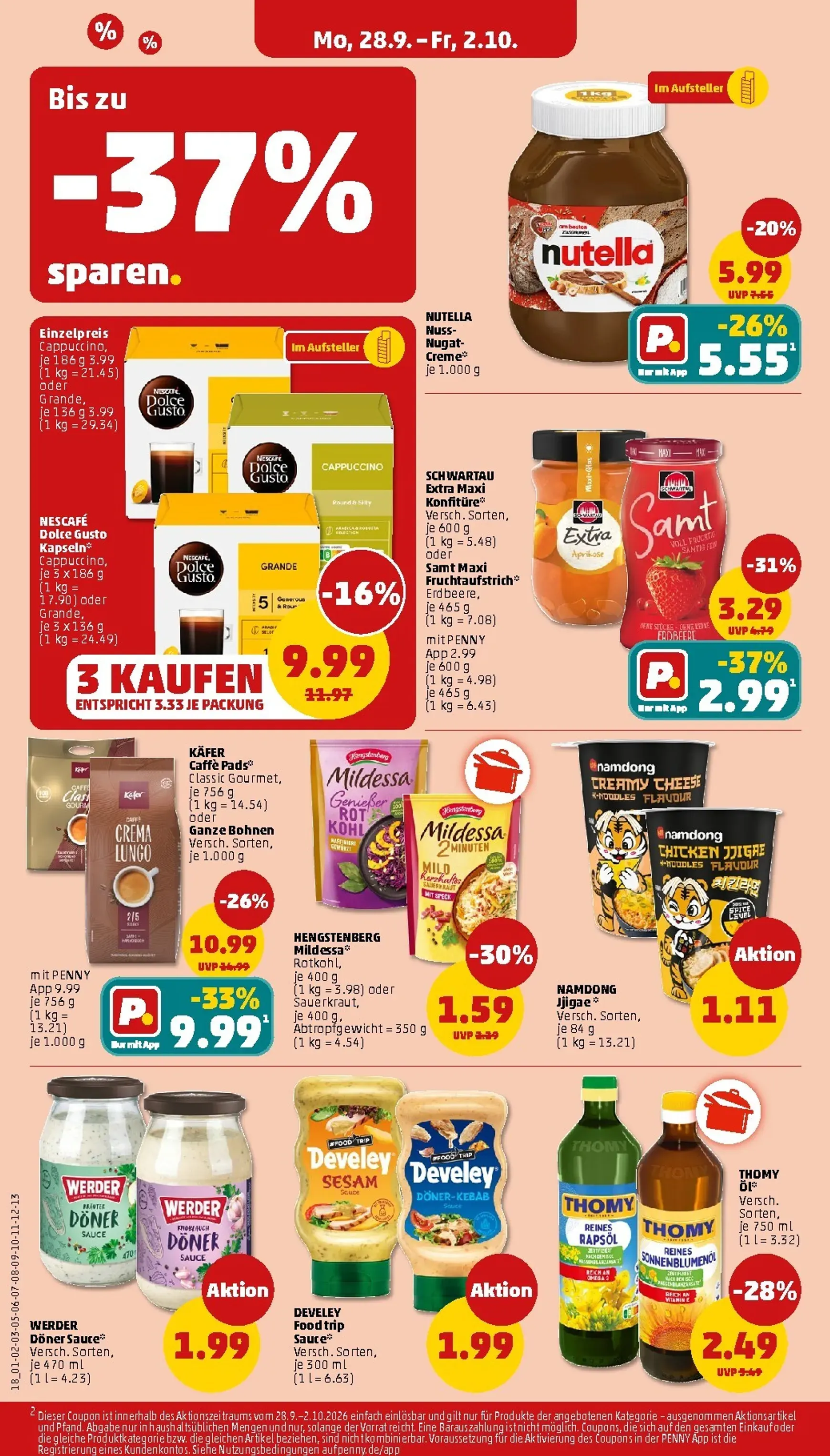 PENNY Prospekt – von Montag 28.09.2026 bis Freitag 02.10.2026 von 28. September bis 2. Oktober 2026 - Prospekt seite 20