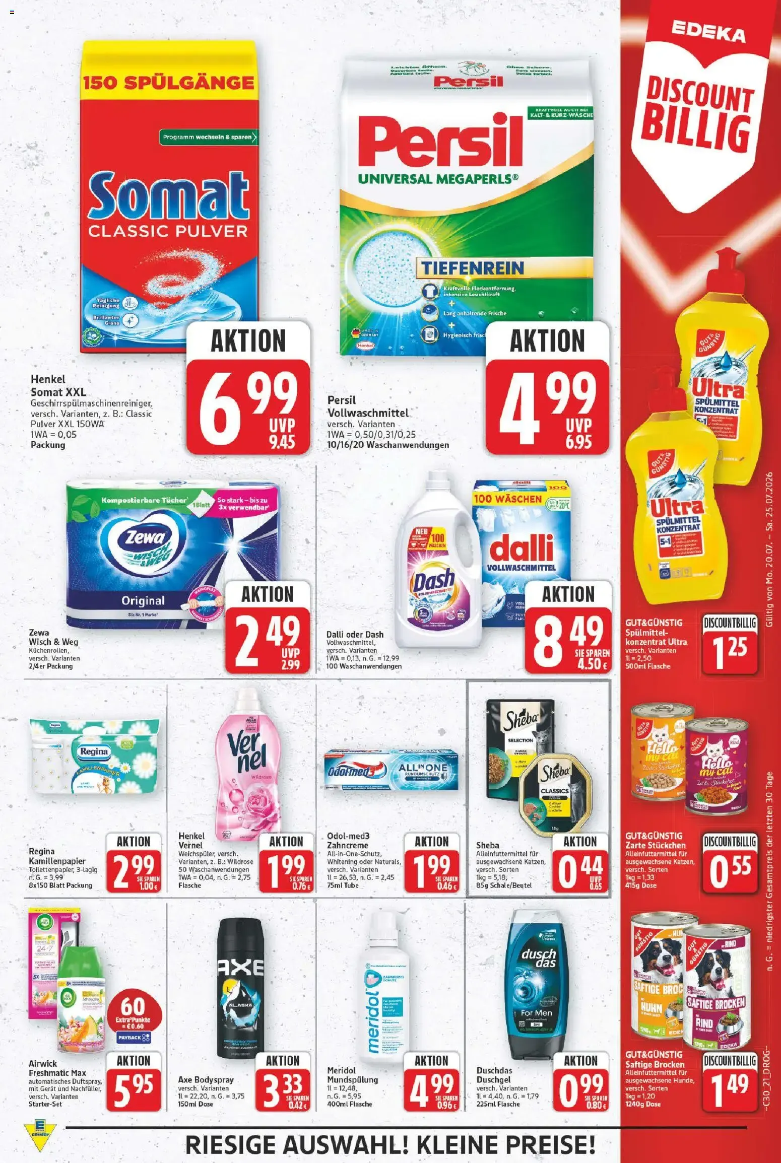 Edeka Center Prospekt von 20. Juli bis 25. Juli 2026 - Prospekt seite 22