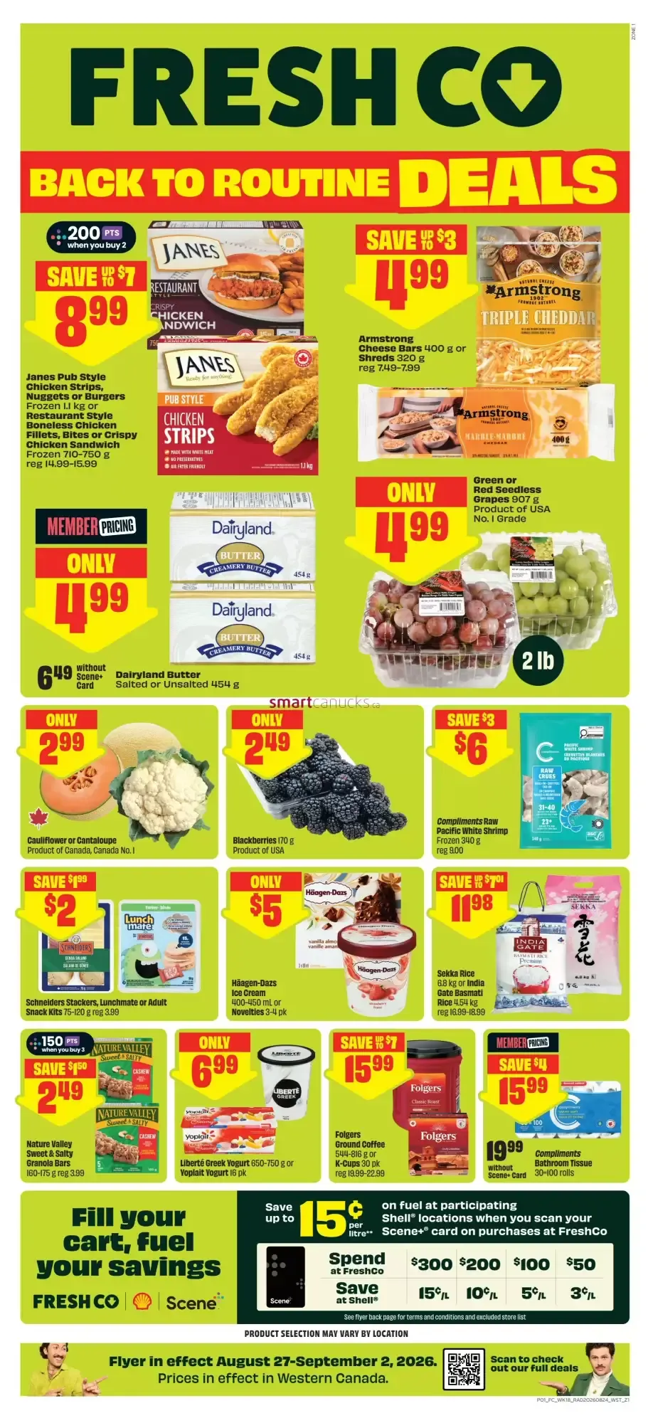 Fresh Co Back To Routine Deals from August 27 to September 2 2026 - flyer page 1