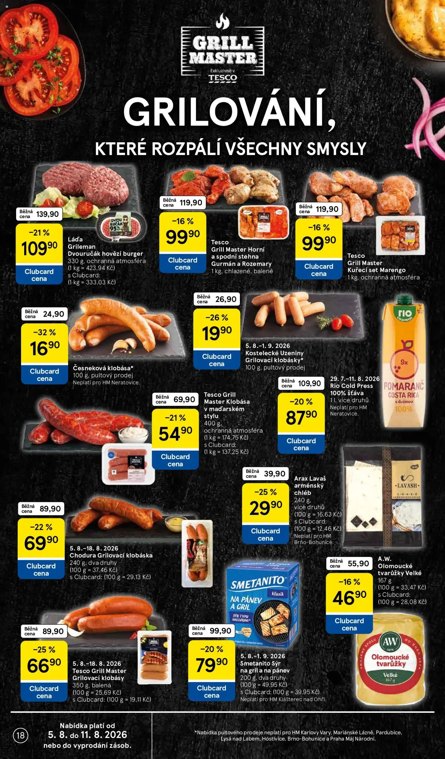 Tesco leták na tento + příští týden 05.08.2026 - 5. srpna 11. srpna 2026 - Page 18