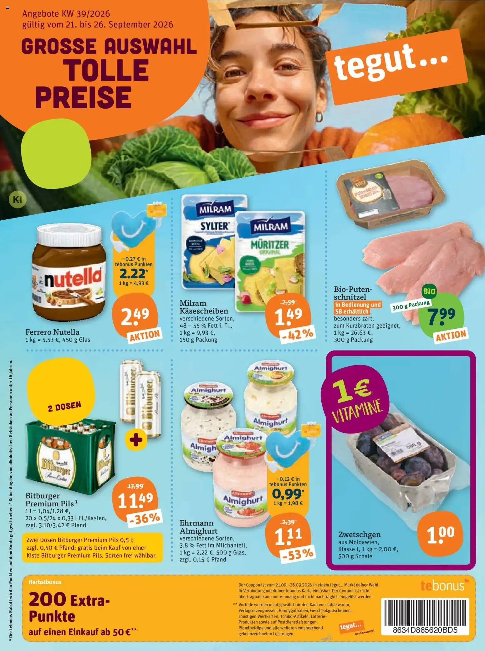 Tegut: ENDSPURT! 25.-26. Sept. 2026 von 25. September bis 26. September 2026 - Prospekt seite 3