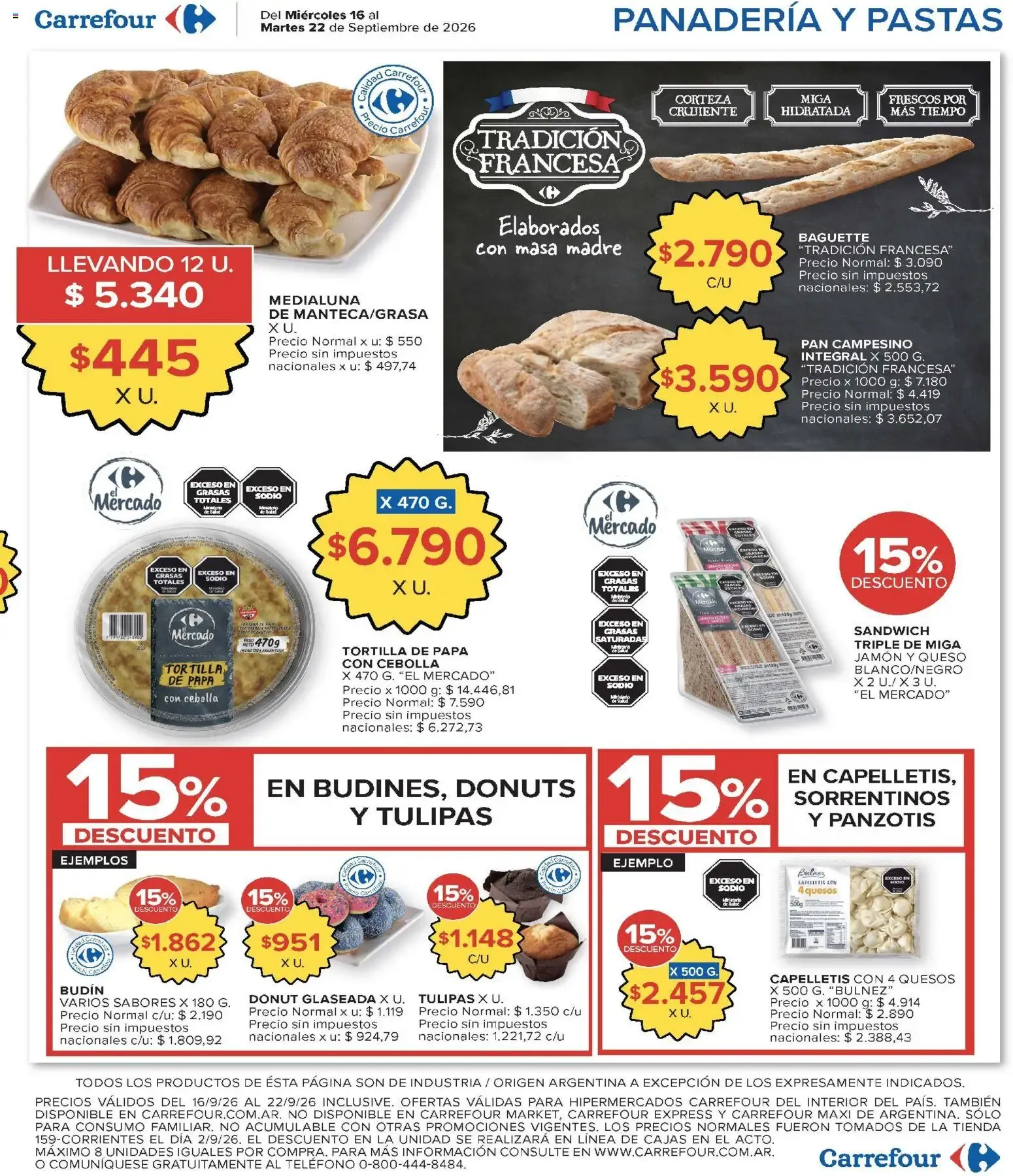 Ofertas de Carrefour Ofertas || del 16/09/2026 - 22/09/2026 || Promociones 16 de septiembre al 22 de septiembre 2026 - Página 11 del catálogo