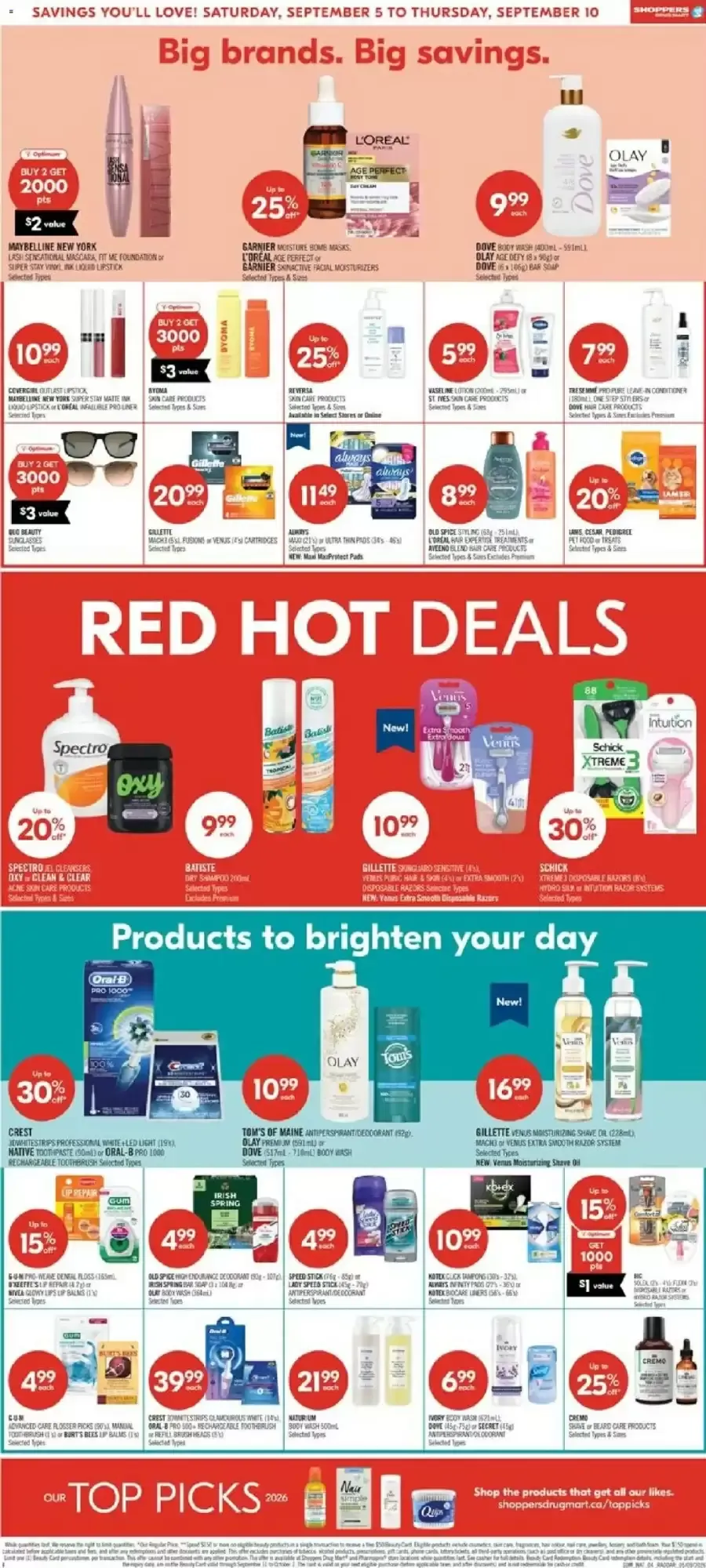 Shoppers Drug Mart flyer week 36 from September 5 to September 10 2026 - flyer page 10